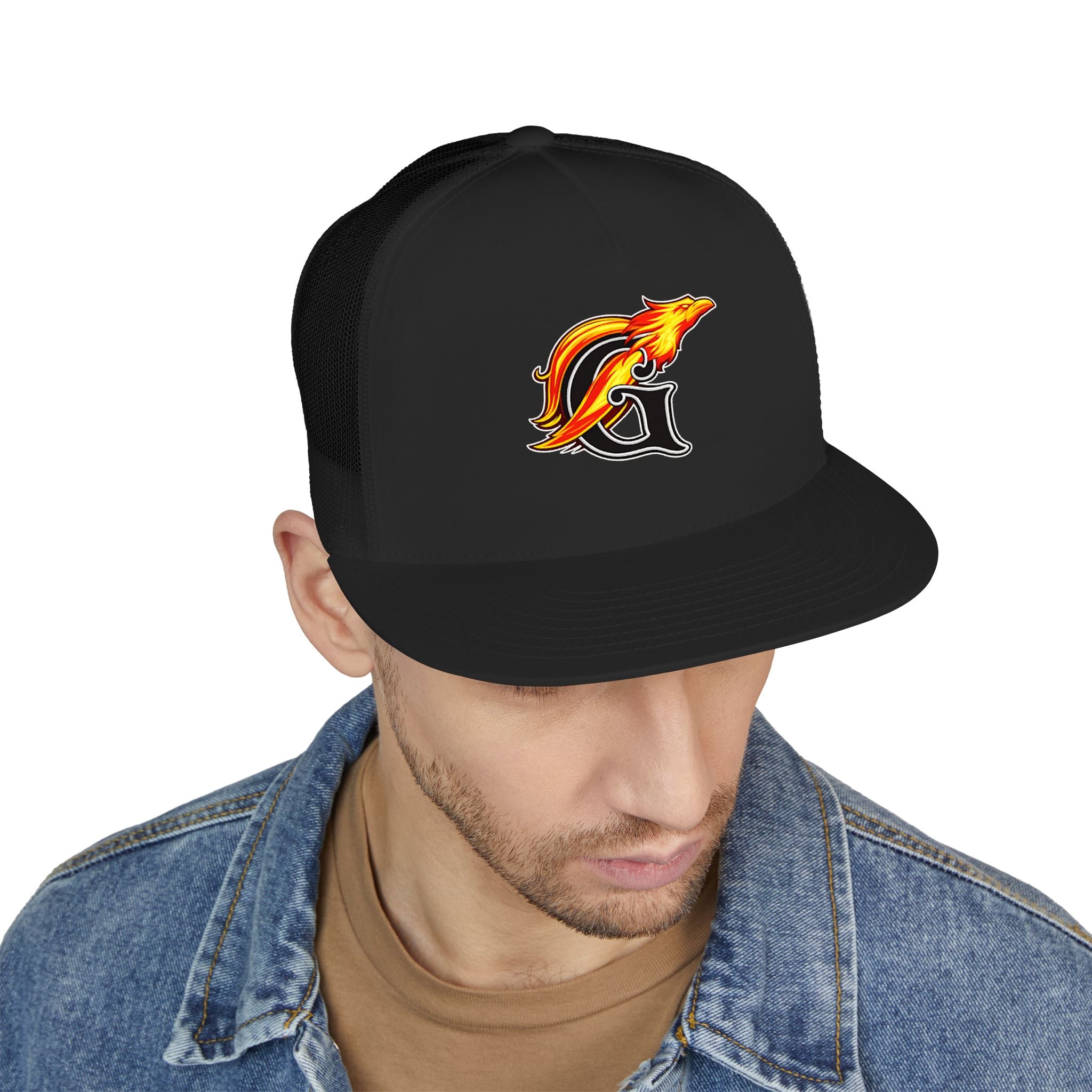 GALVINELL’S Trucker Cap — Embroidered Surf Logo Snapback