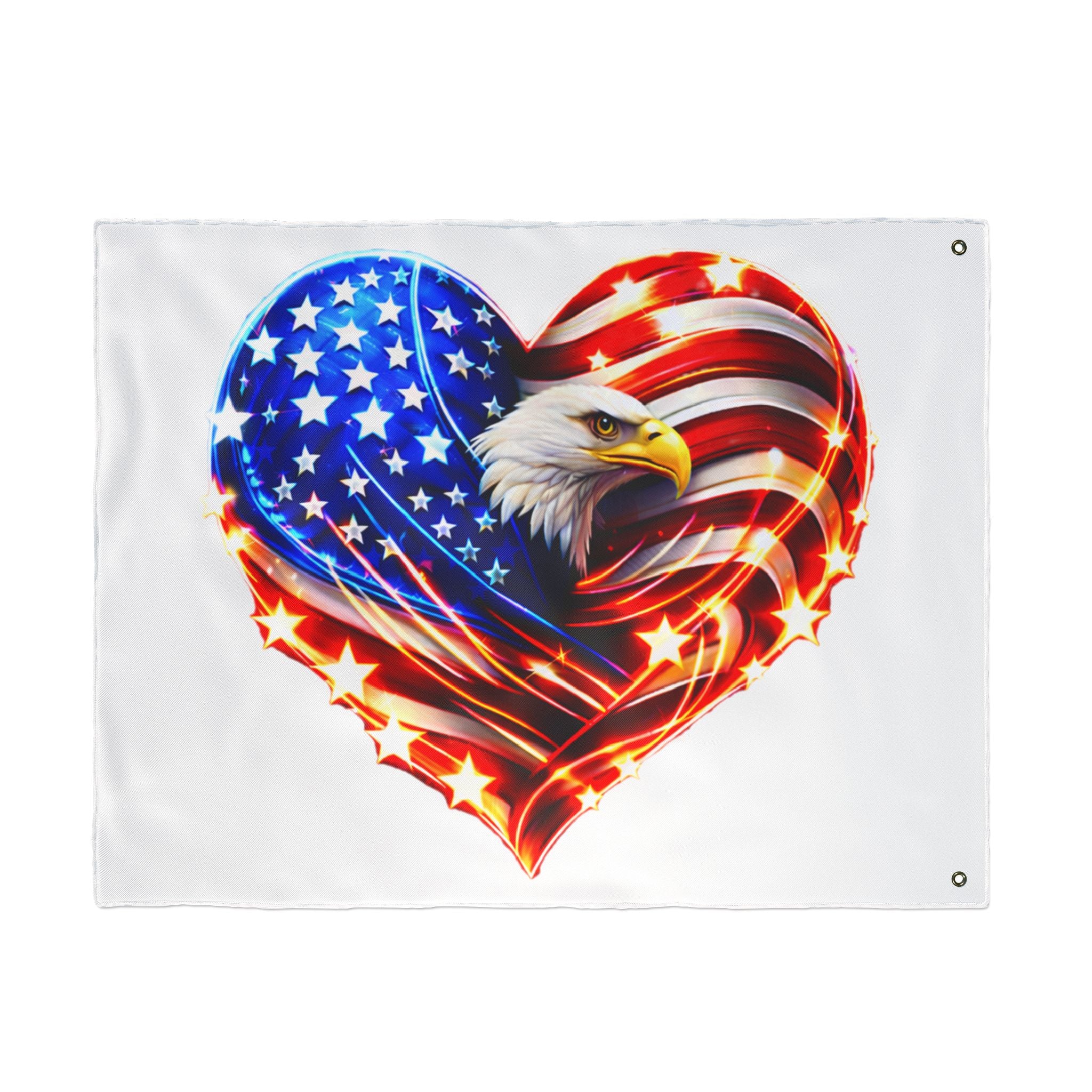 Heart of a Nation Flag - Double-Sided Outdoor Flag