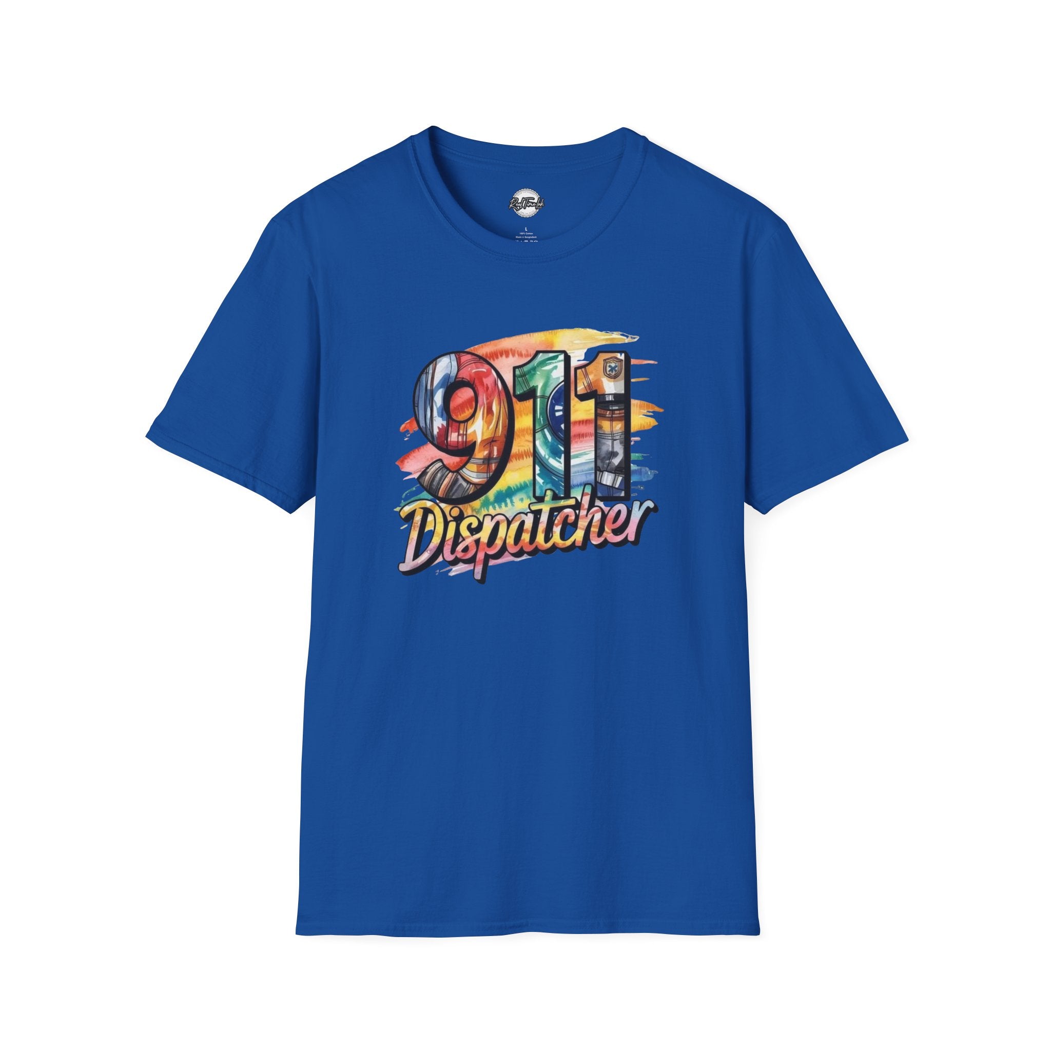 911 Dispatcher T-Shirt – Colorful Emergency Services Tribute Tee