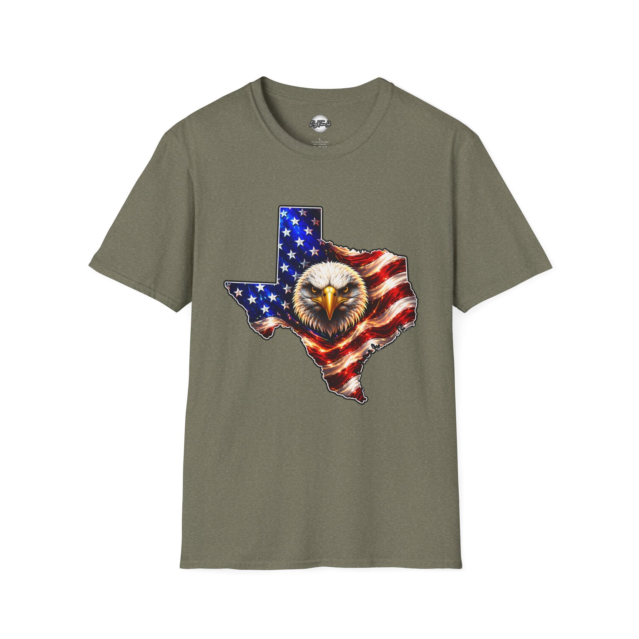 Texas American Flag Eagle T-Shirt — Patriotic Lone Star Tee