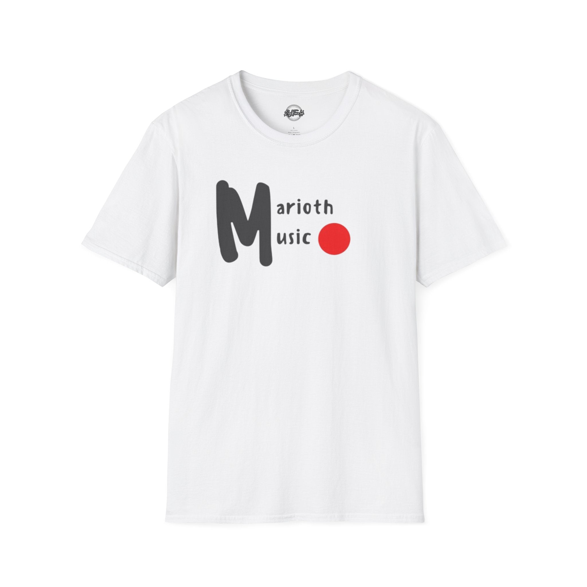 Marioth Music Logo Tee (Bold 'M' with Red Dot)