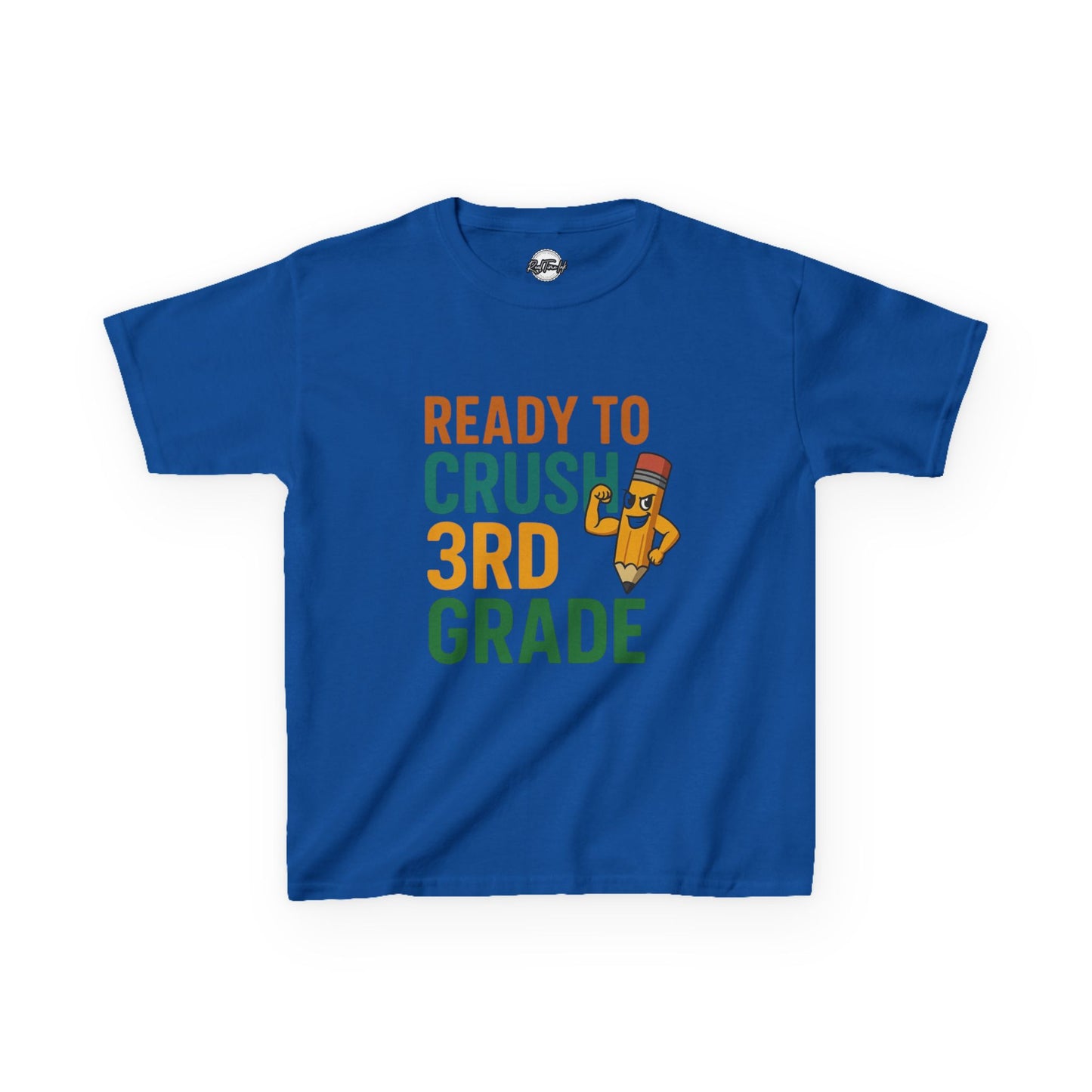 Ready to Crush 3rd Grade Kids Tee, Fun Youth Shirt, Back to School Gift, Classroom Outfit, Inspirational Kids Apparel
