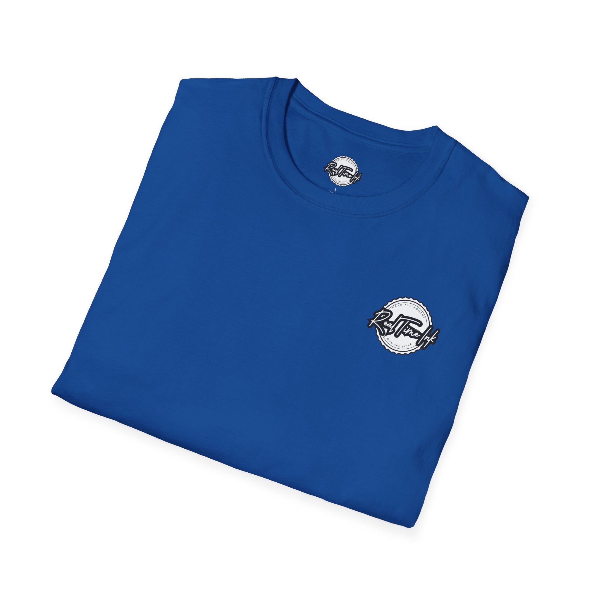 RealTimeInk Graphic T-Shirt — Modern Tech Logo Tee