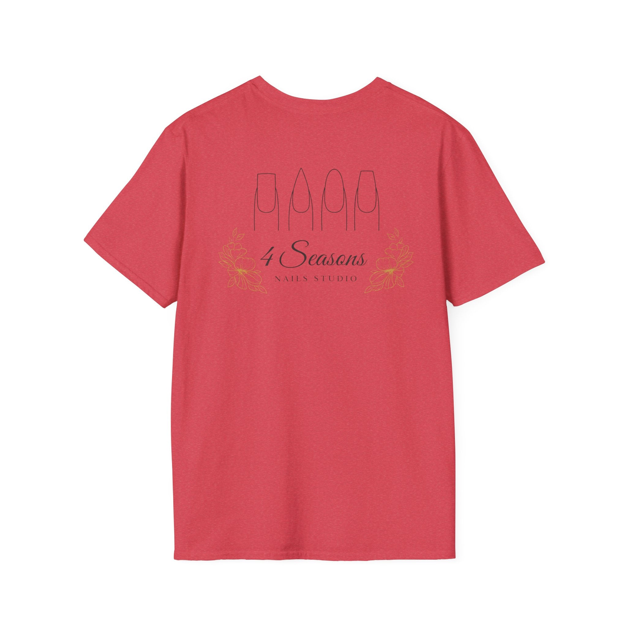 4 Seasons Nail Studio T-Shirt — Minimal Nail Salon Graphic Tee