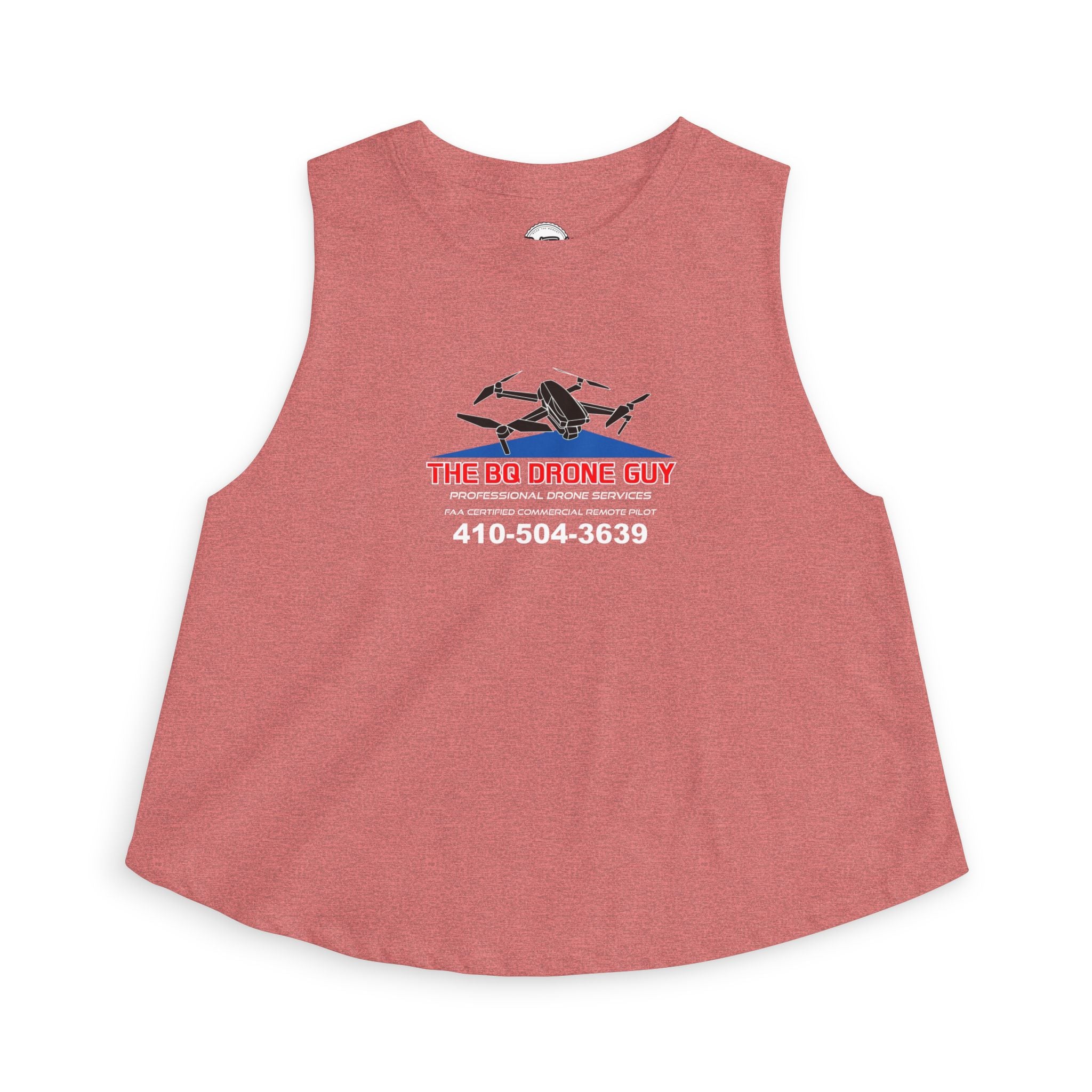 The BQ Drone Guy Graphic Sleeveless Tank crop top