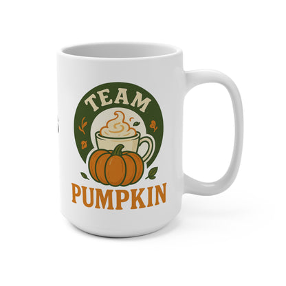 Mug - Team Pumpkin vs Team Apple Design 15oz