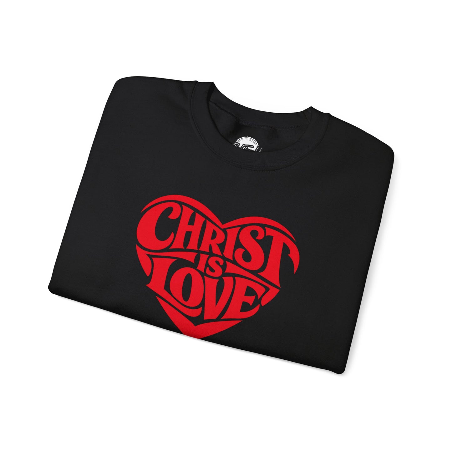 Christ Is Love Heart crewneck | Christian faith sweatshirt