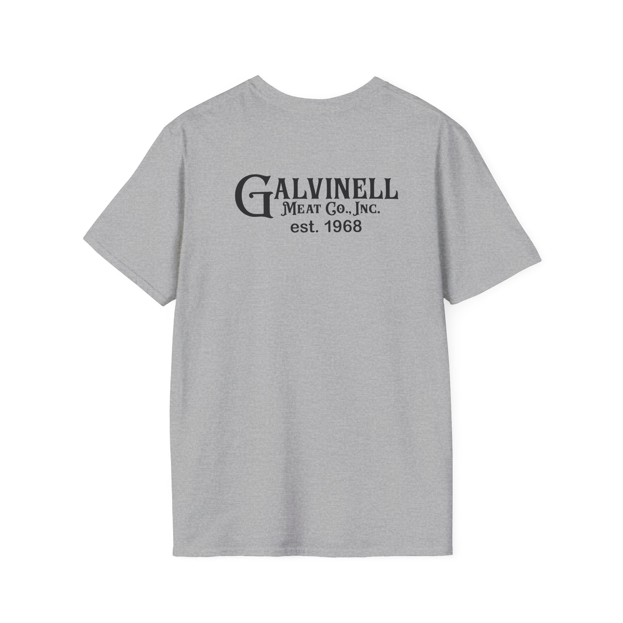 Galvinell Meat Co. Logo T-Shirt — Retro Butcher Shop Tee