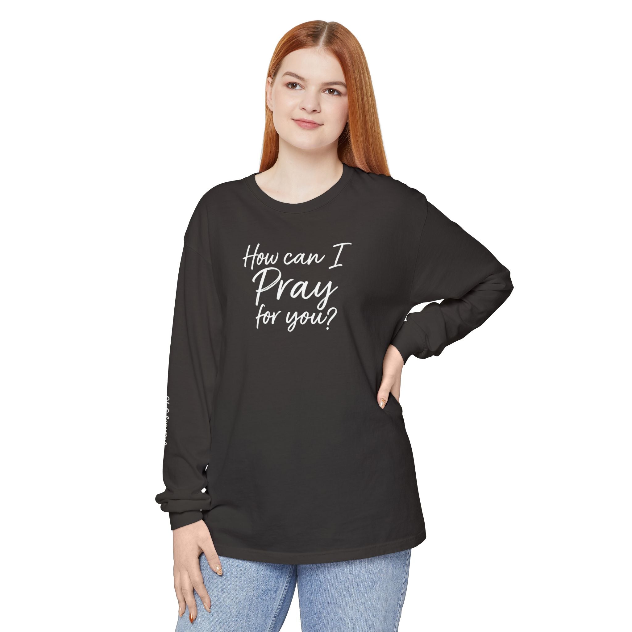 Unisex Long Sleeve T-Shirt - Spiritual Comfort Tee, Prayer Shirt, Thoughtful Gift, Casual Wear, Faith-Based Fashion