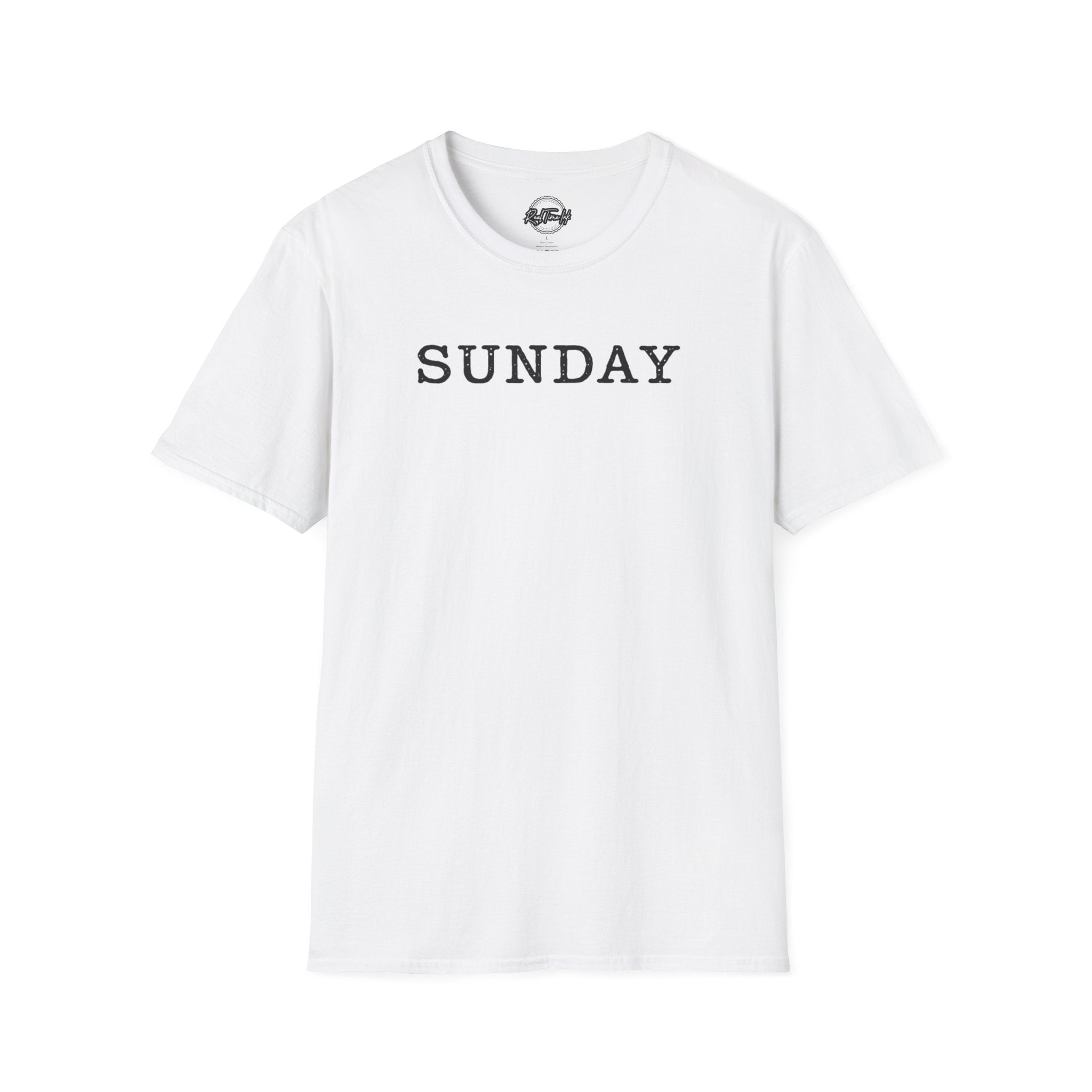 Sunday Graphic T-Shirt — Minimalist Weekend Tee