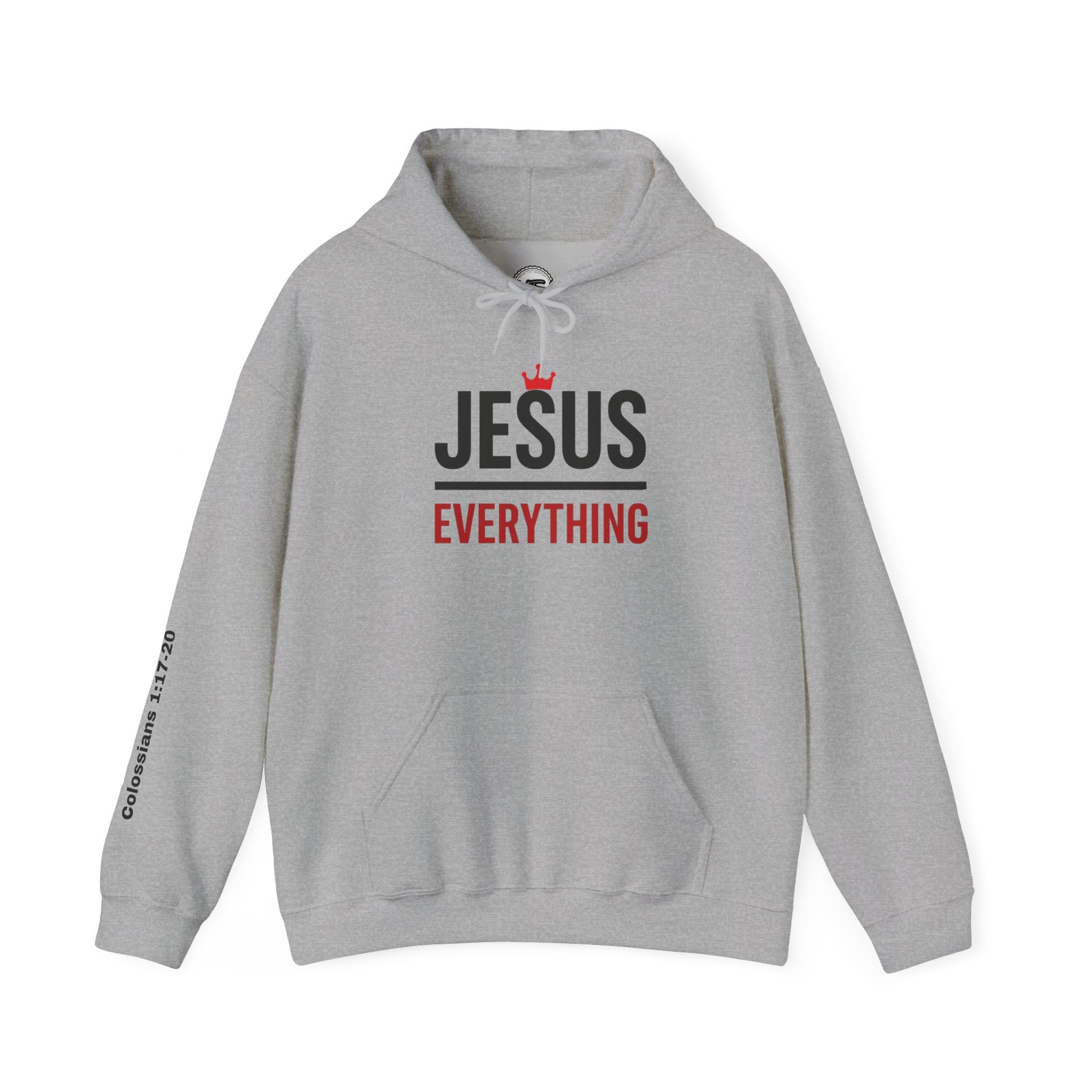 Religious Hoodie - Jesus Over Everything Design