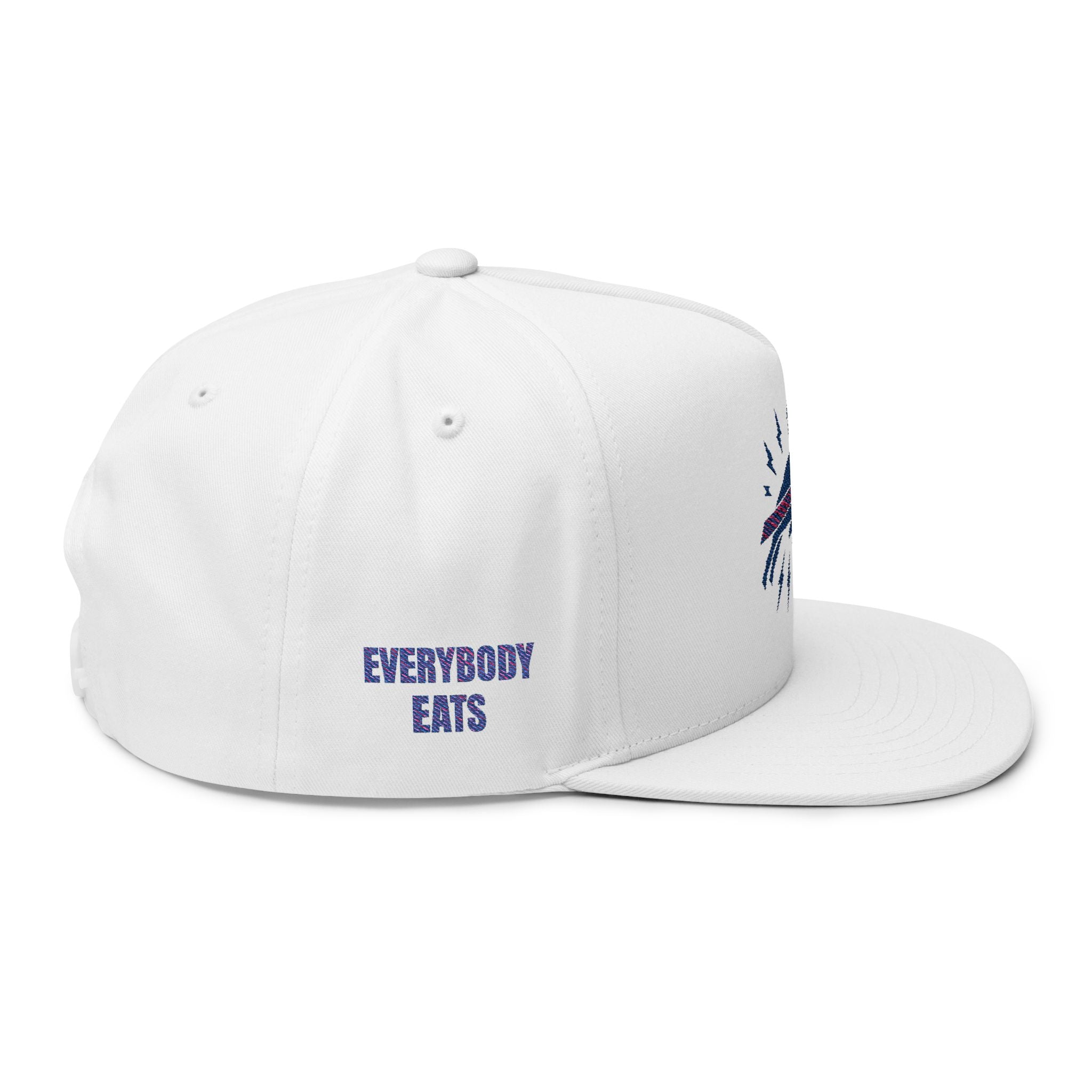 Embroidered Flat Bill Cap - Buffalo Bills Design