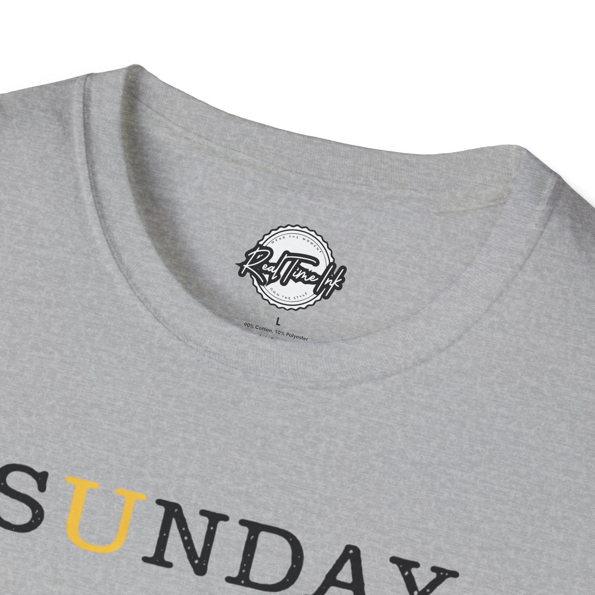 Sunday Minimalist T‑Shirt — White Relaxed Weekday Tee