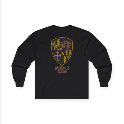 Purple Blood Long Sleeve Tee