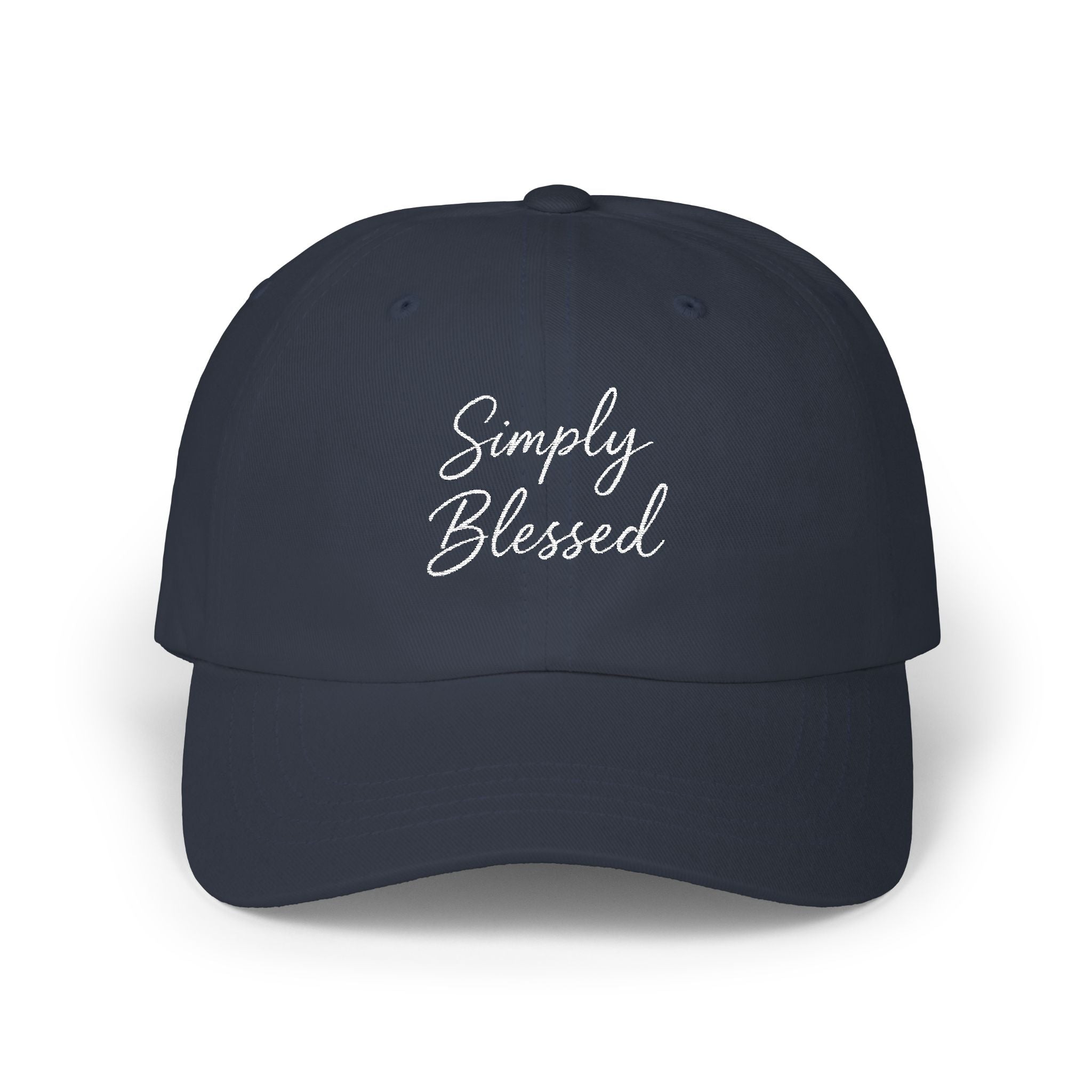 Simply Blessed Classic Dad Cap | Casual Everyday Hat, Gift for Dads, Summer Fashion, Positive Vibes, Outdoor Activities