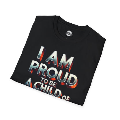 Proud Child of God T-Shirt, Faith-Based Casual Wear, Christian Gift, Unisex Tee, Spiritual Apparel