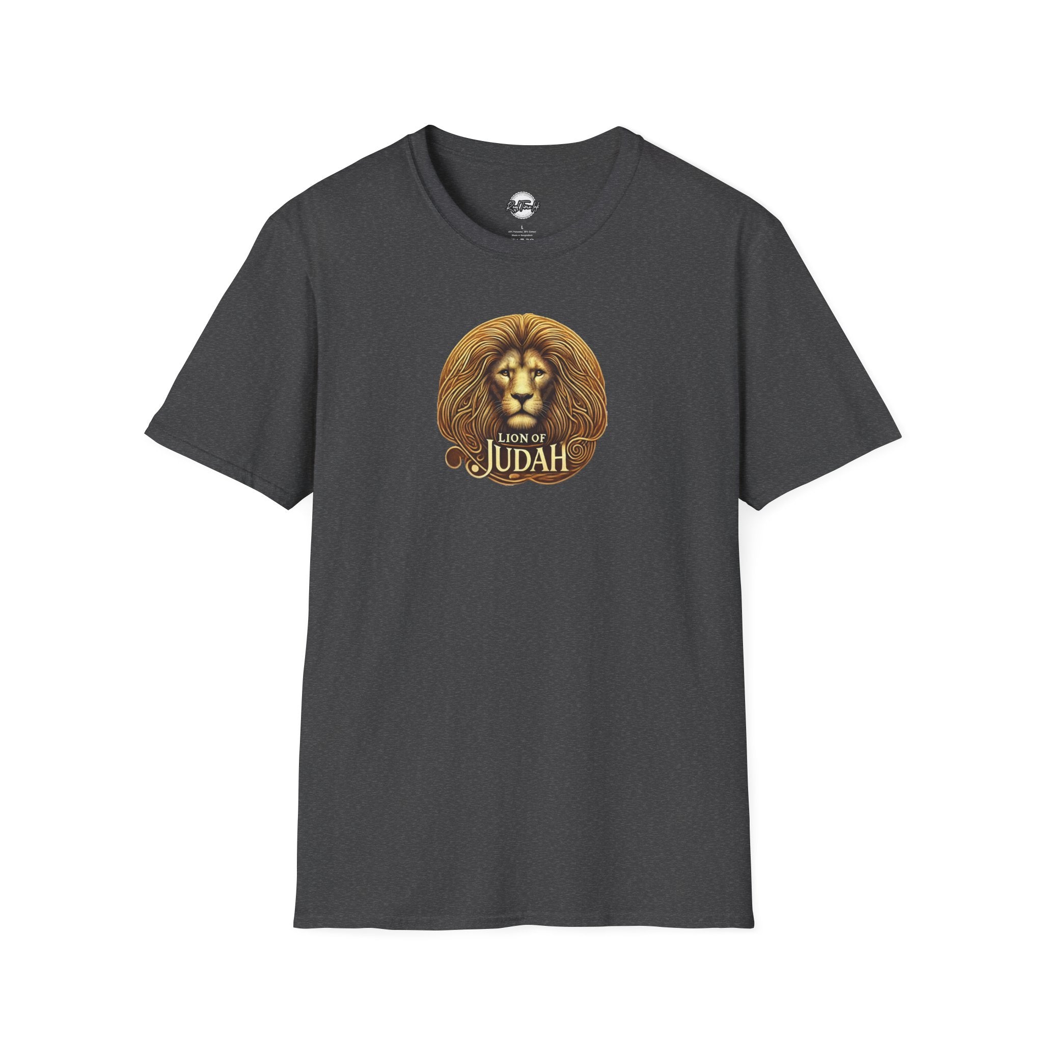 Lion of Judah Unisex Softstyle T-Shirt - Spiritual and Inspirational Apparel