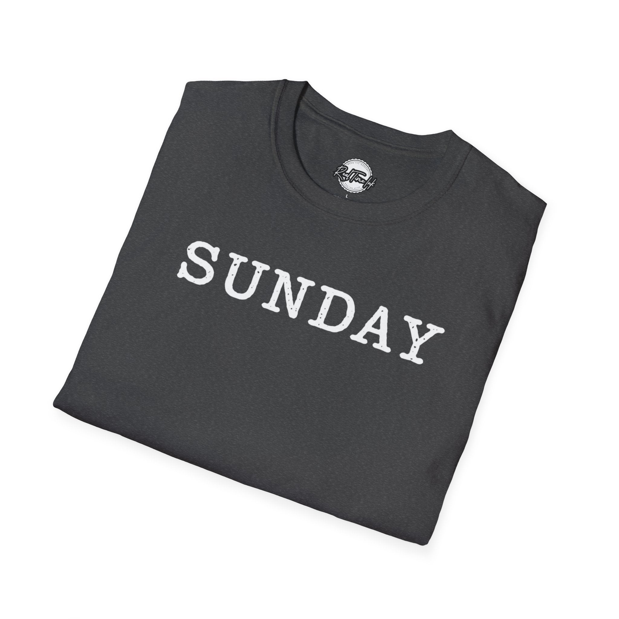 Sunday Graphic T-Shirt — Minimalist Weekend Tee