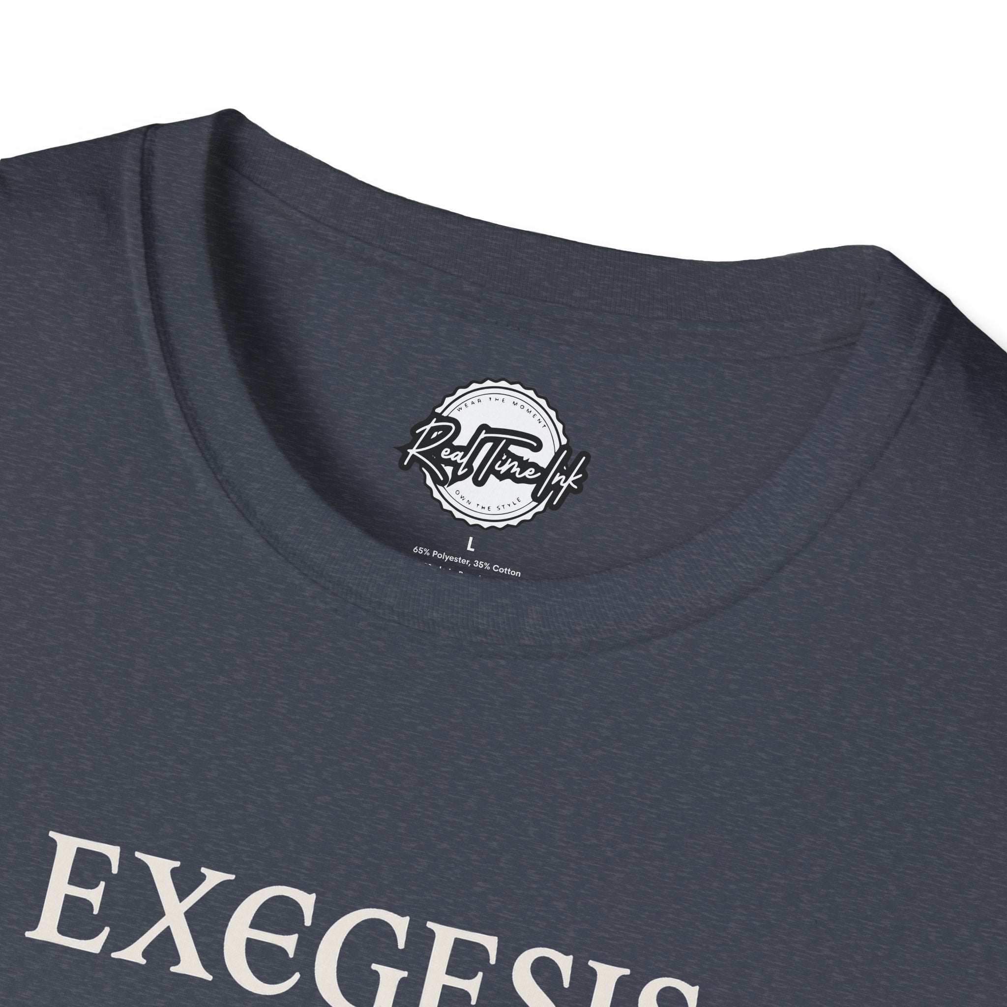 Scholarly Exegesis Tee | Unisex Casual Shirt, Philosophy Gift, Academic Wear, Literature Lover Gift, Study T-Shirt