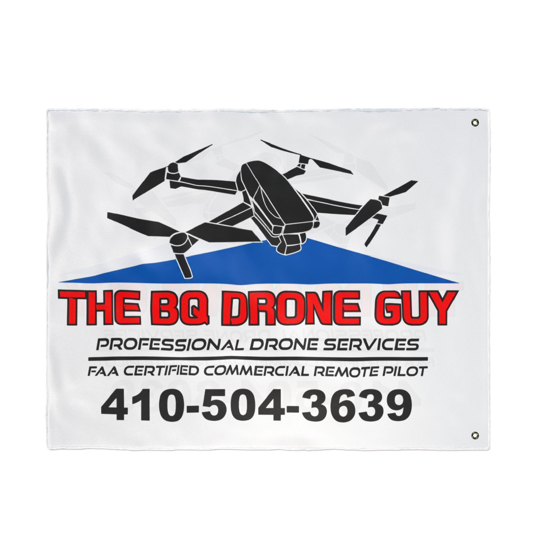 The BQ Drone Guy Double-Sided Flag