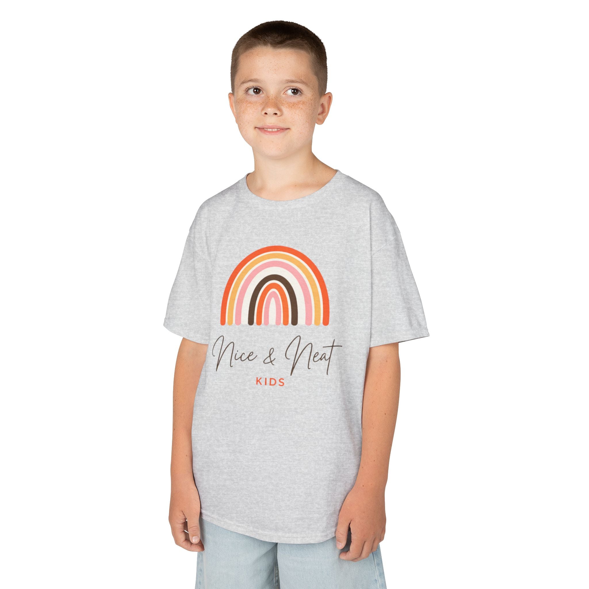 Nice & Neat Kids Rainbow Retro Graphic Shirt