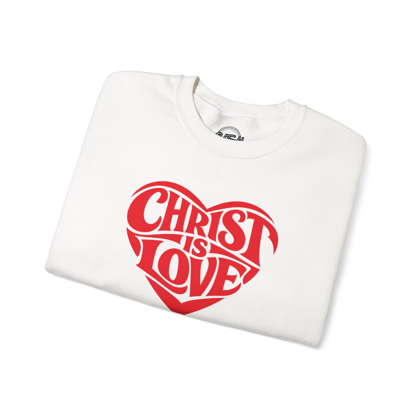 Christ Is Love Heart crewneck | Christian faith sweatshirt
