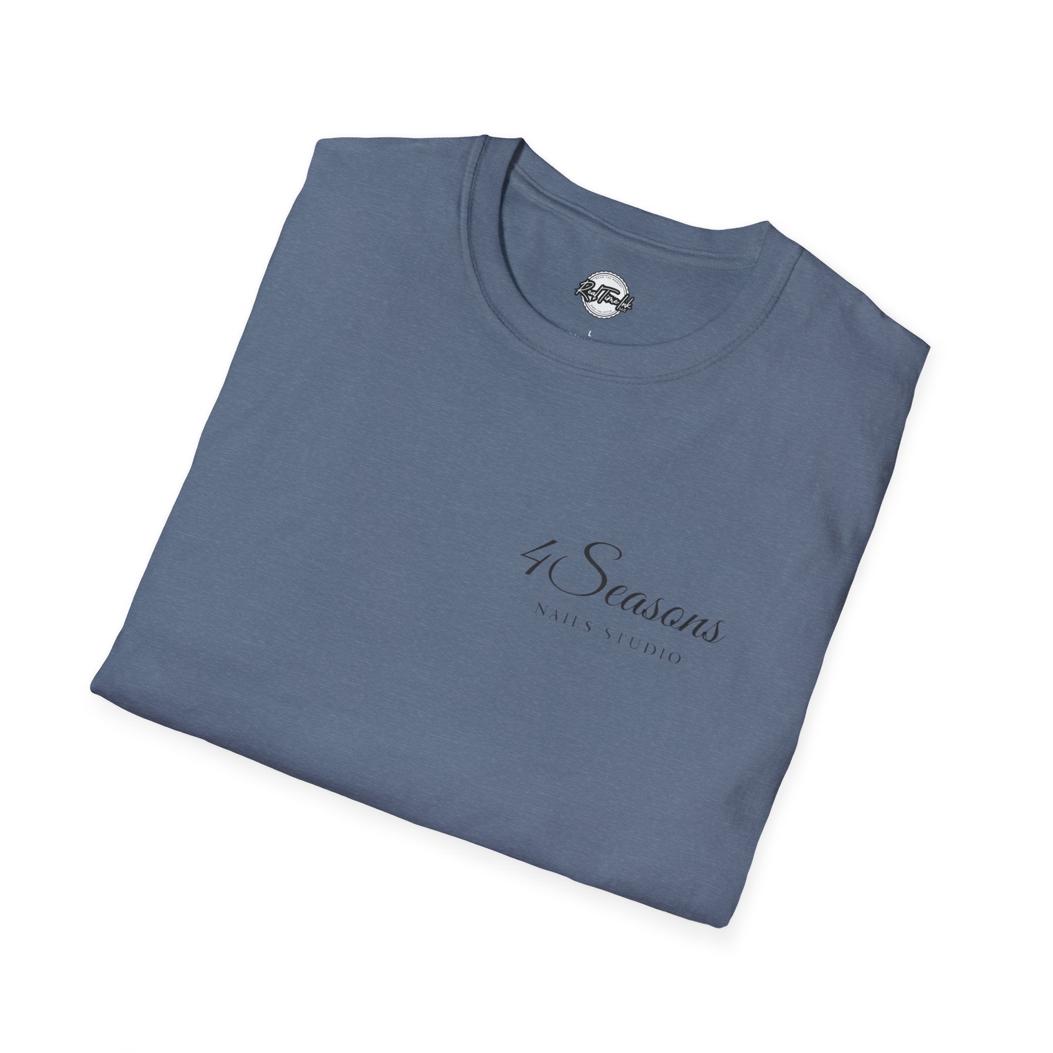 4 Seasons Nail Studio T-Shirt — Minimal Nail Salon Graphic Tee
