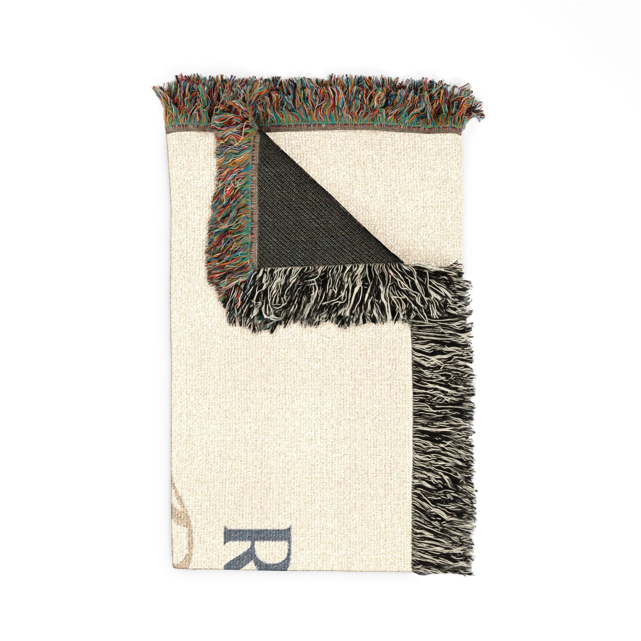 Rest Relax Recharge Woven Blanket — Cozy Inspirational Throw for Bedroom & Living Room
