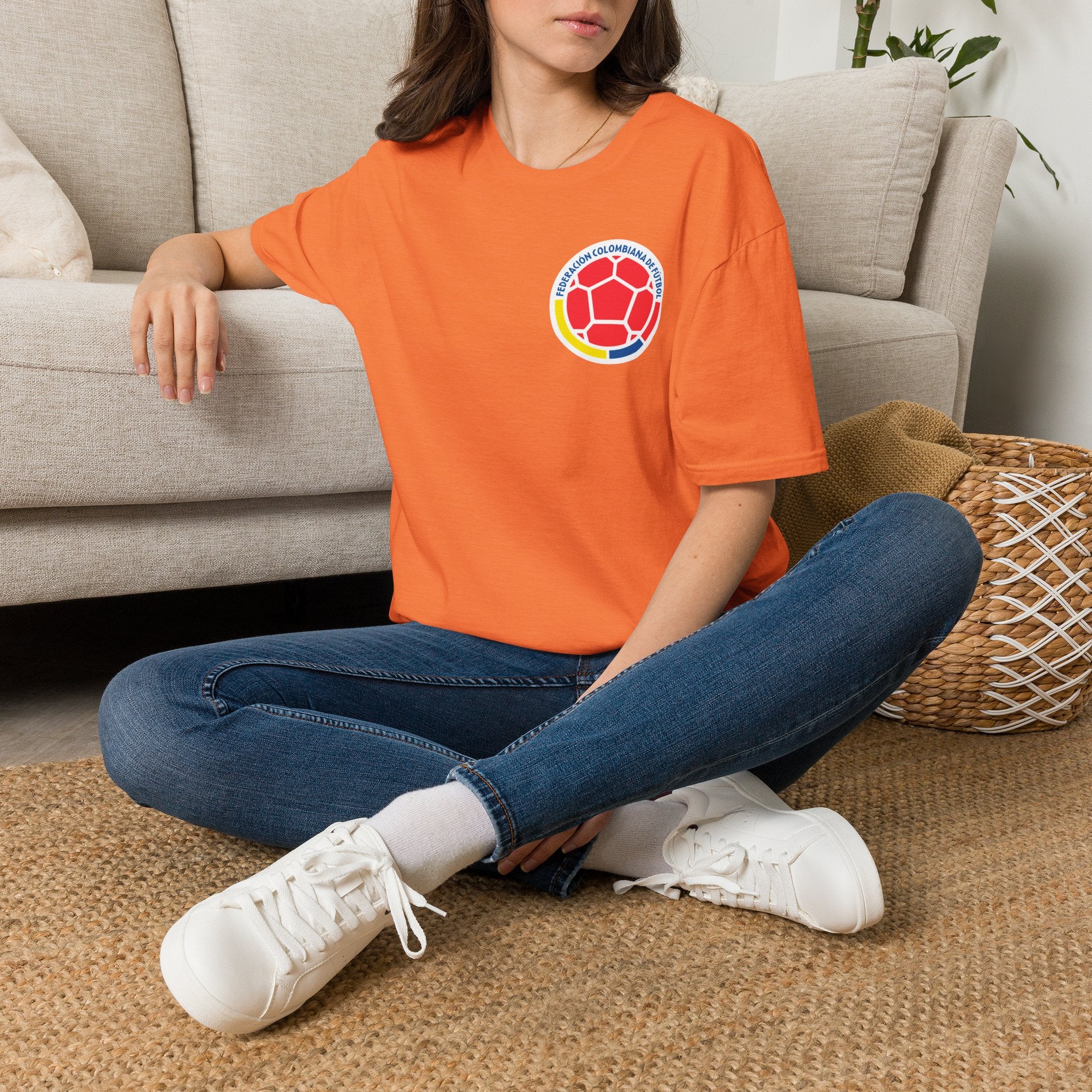 T-Shirt — Colombian Football Emblem Tee (Federación Colombiana de Fútbol)