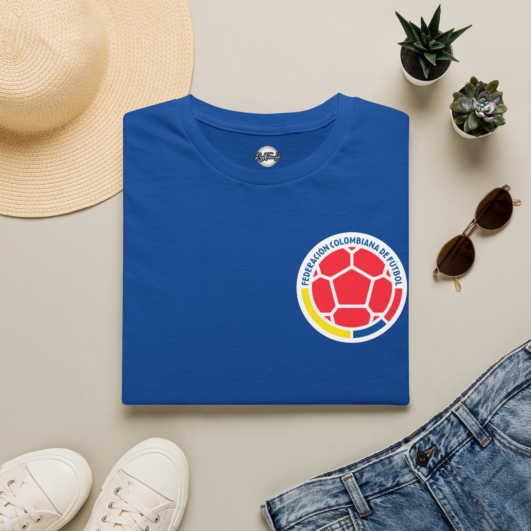 T-Shirt — Colombian Football Emblem Tee (Federación Colombiana de Fútbol)