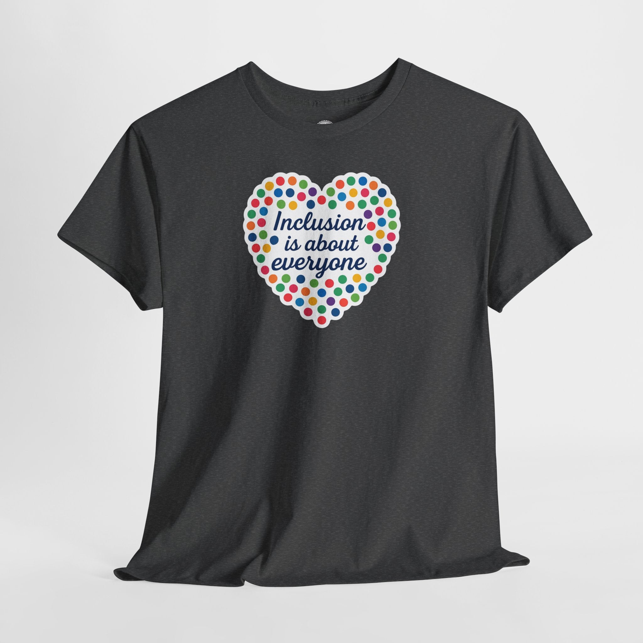 Inclusion is About Everyone Unisex Heavy Cotton Tee - Celebrate Diversity