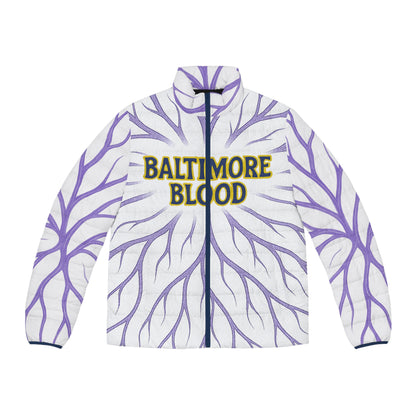 Baltimore Blood Men's Puffer Jacket (AOP)