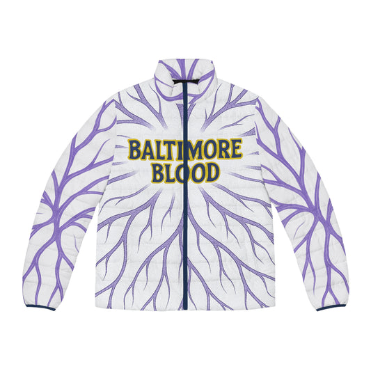 Baltimore Blood Men's Puffer Jacket (AOP)