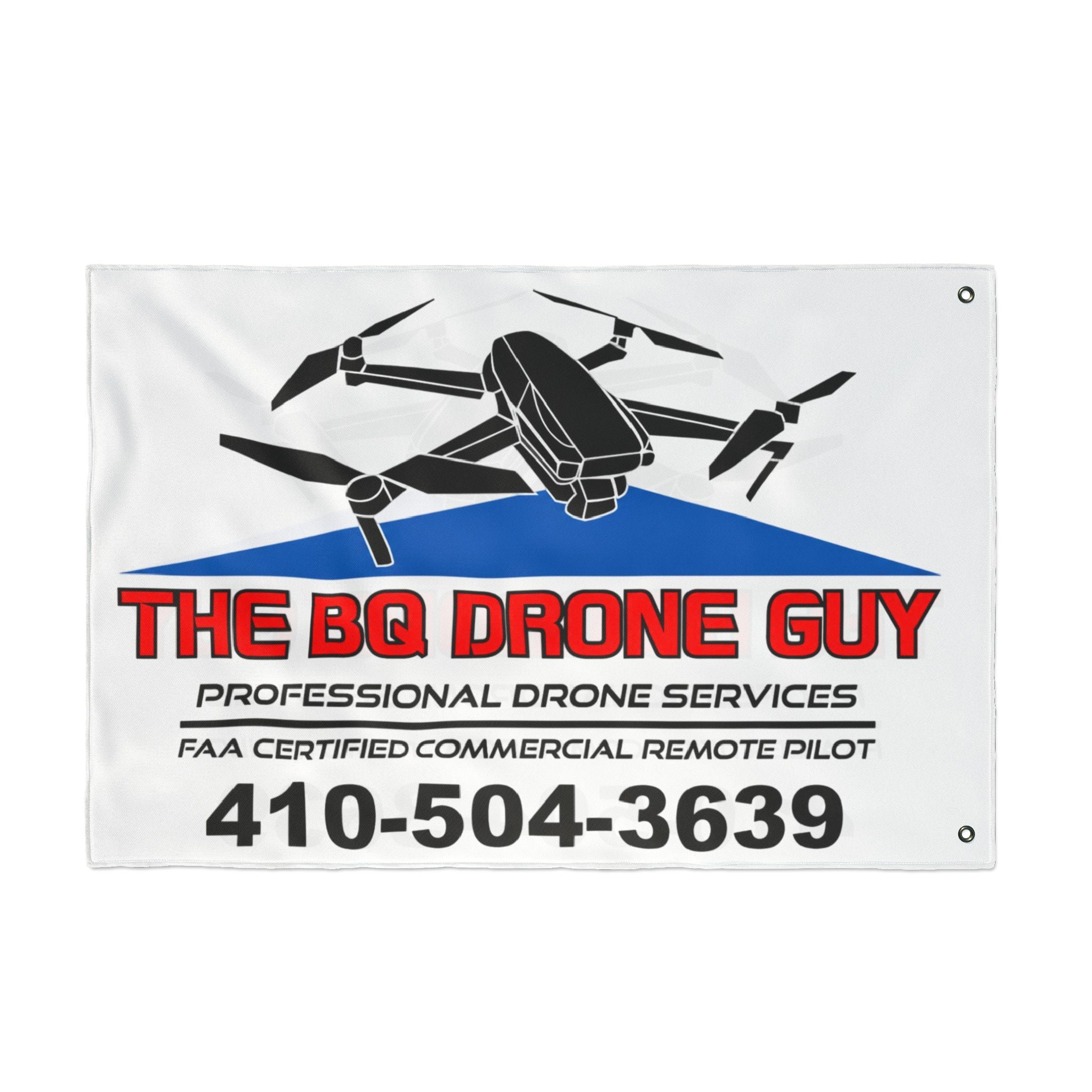 The BQ Drone Guy Double-Sided Flag