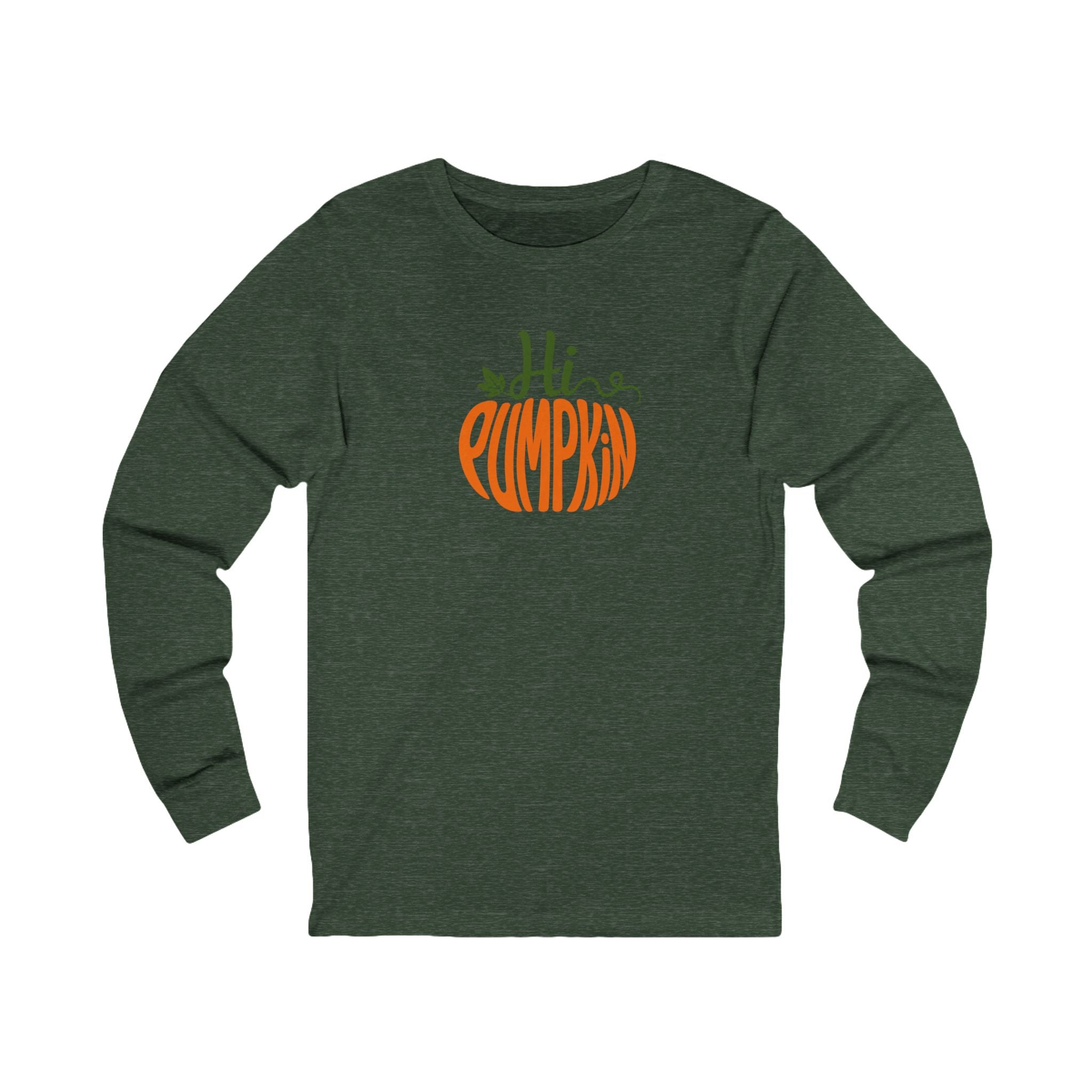 Hi Pumpkin Unisex Jersey Long Sleeve Tee