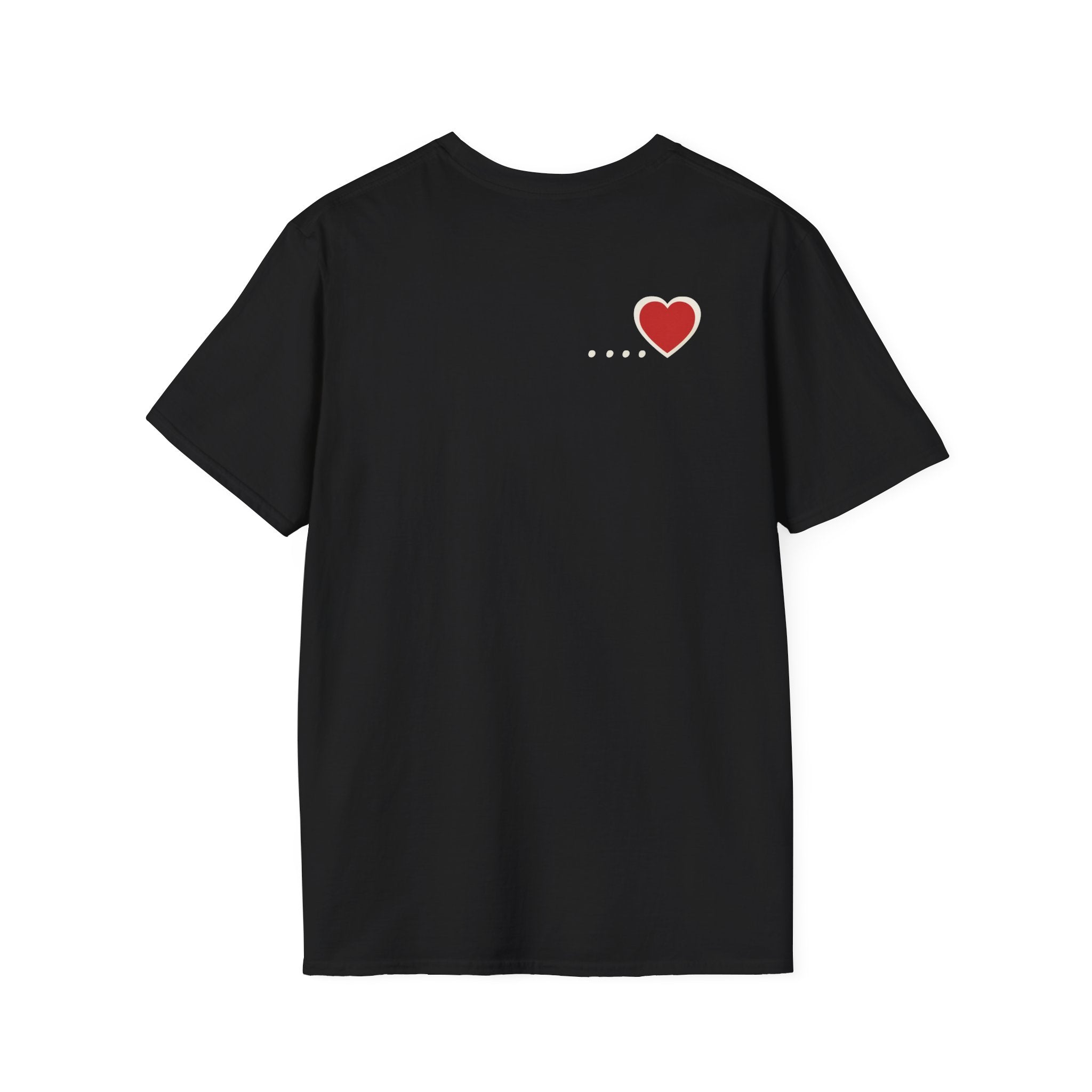 Unisex Heart Graphic T-Shirt, Softstyle Tee for Everyday Wear, Casual Gift, Valentine's Day, Birthday, Comfortable Fashion
