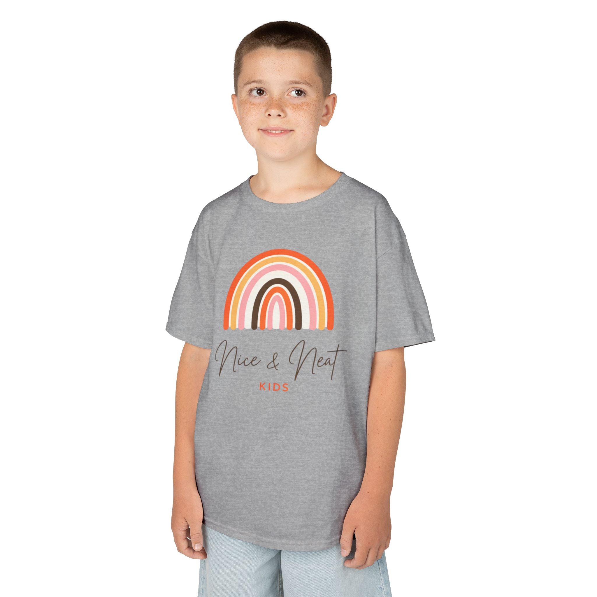 Nice & Neat Kids Rainbow Retro Graphic Shirt