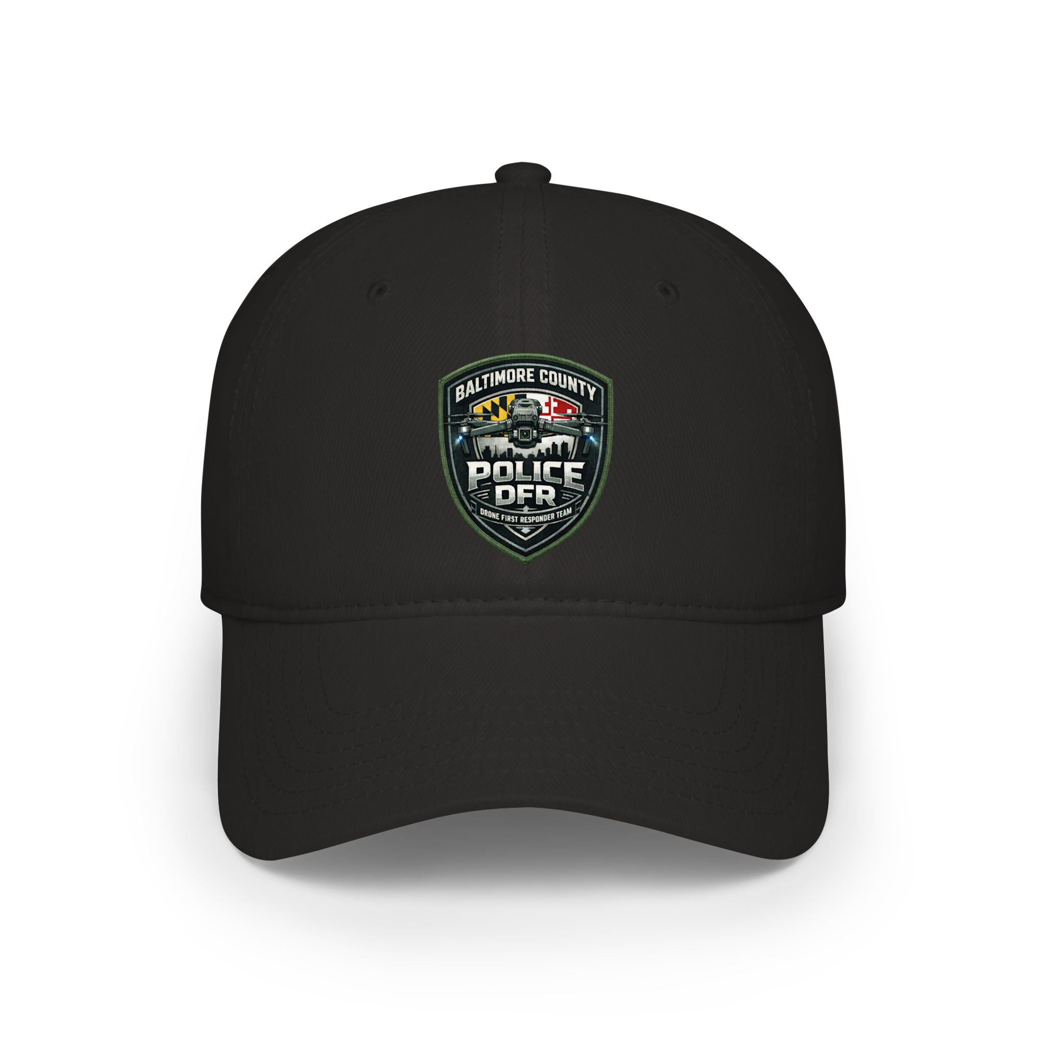 Baltimore County. Low Profile Baseball Cap — Patch Dad Hat