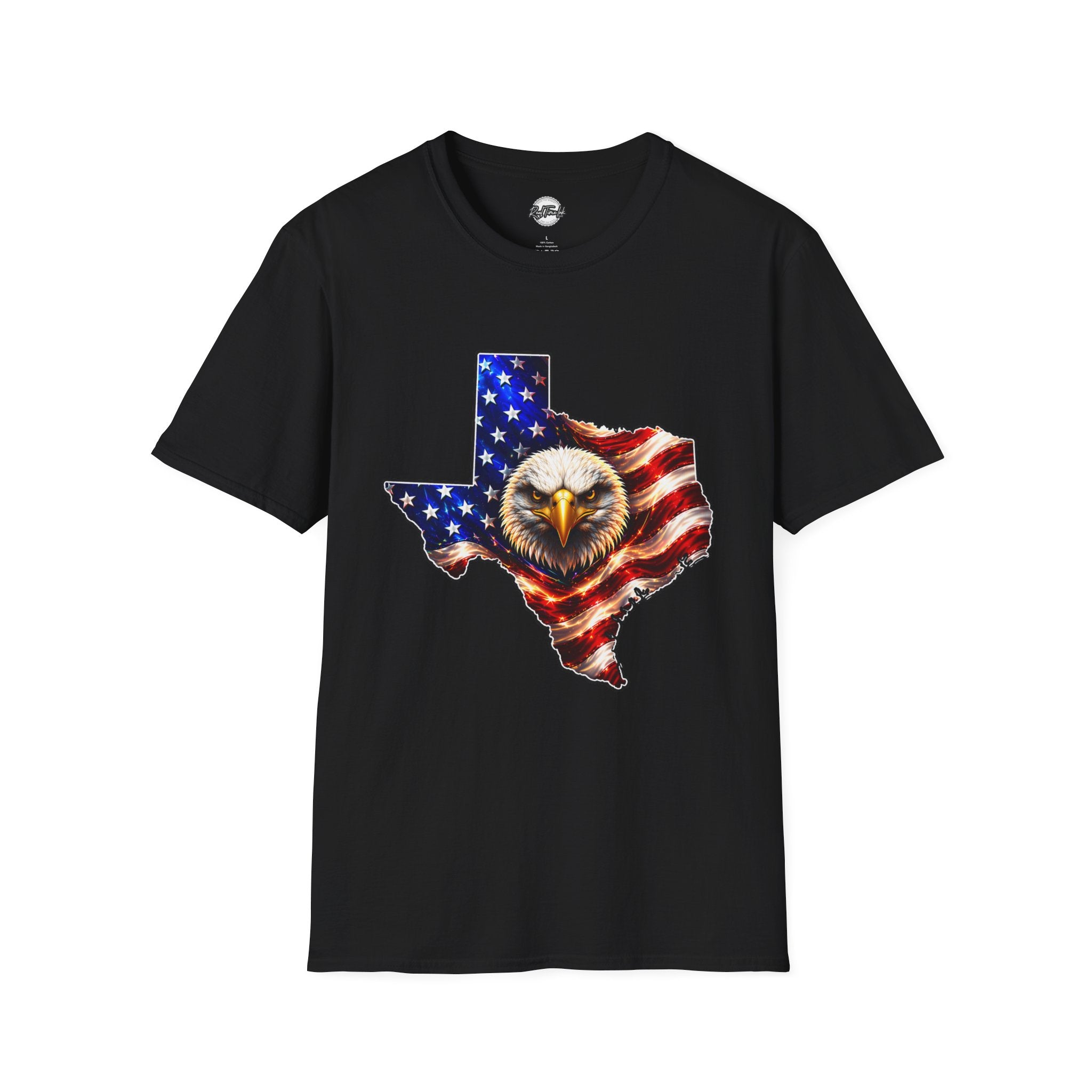 Texas American Flag Eagle T-Shirt — Patriotic Lone Star Tee