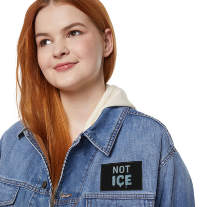 Iron-On Patches - Not ICE Political Activism Patch