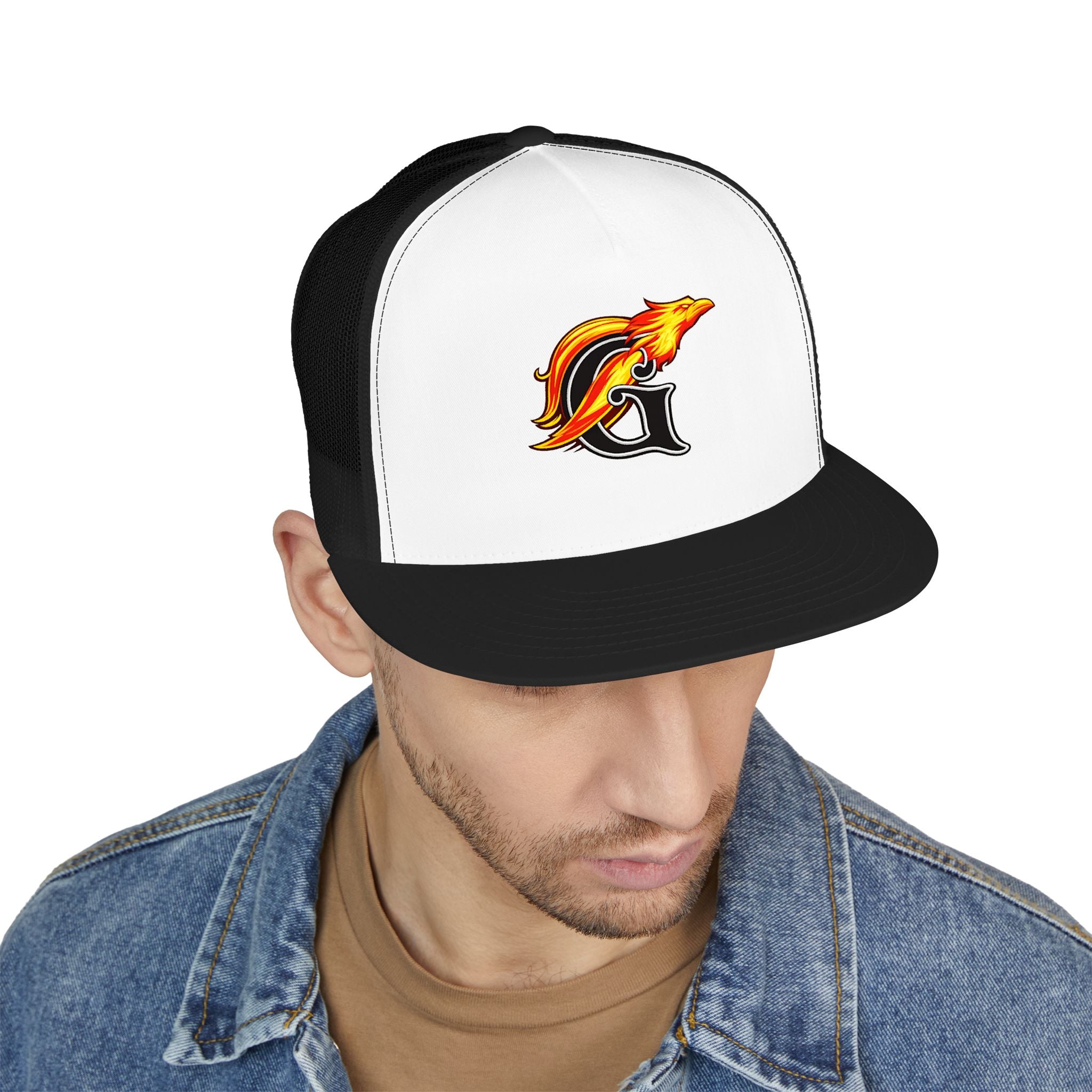 GALVINELL’S Trucker Cap — Embroidered Surf Logo Snapback