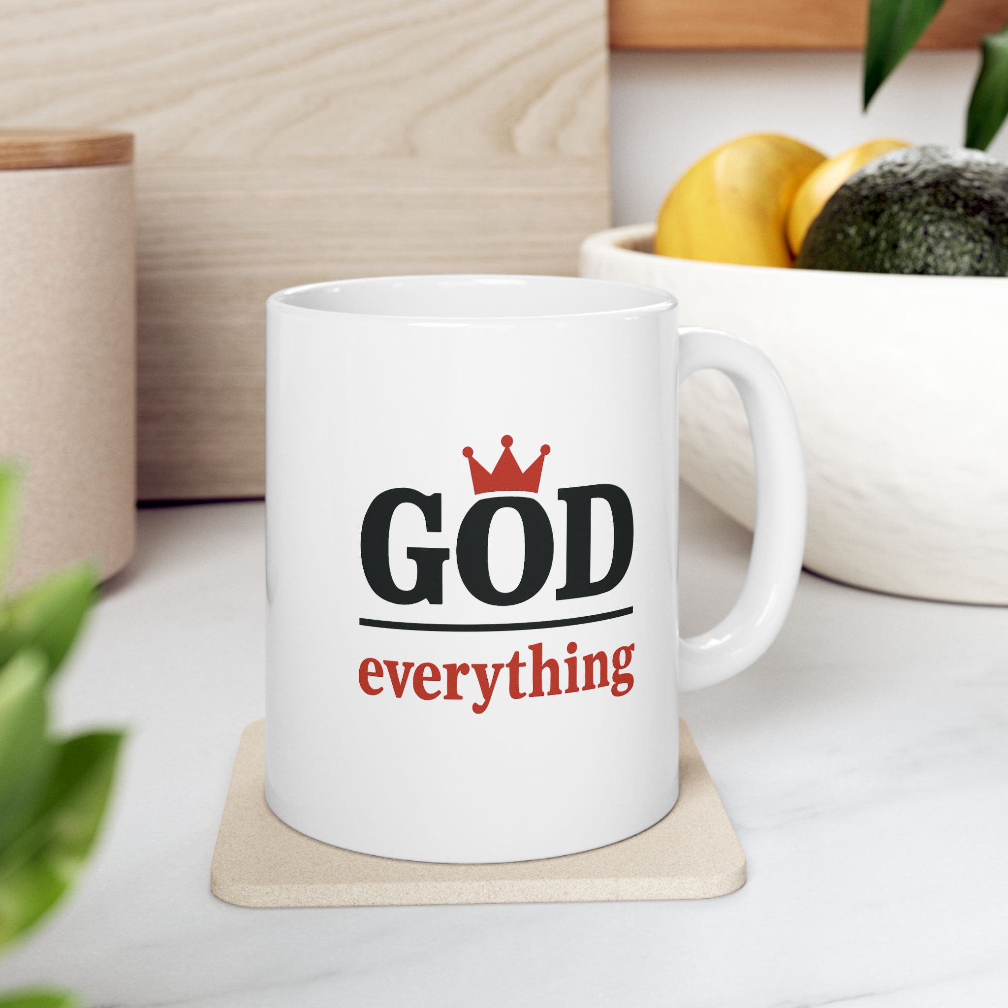 Mug - God over Everything Ceramic Mug (11oz, 15oz)