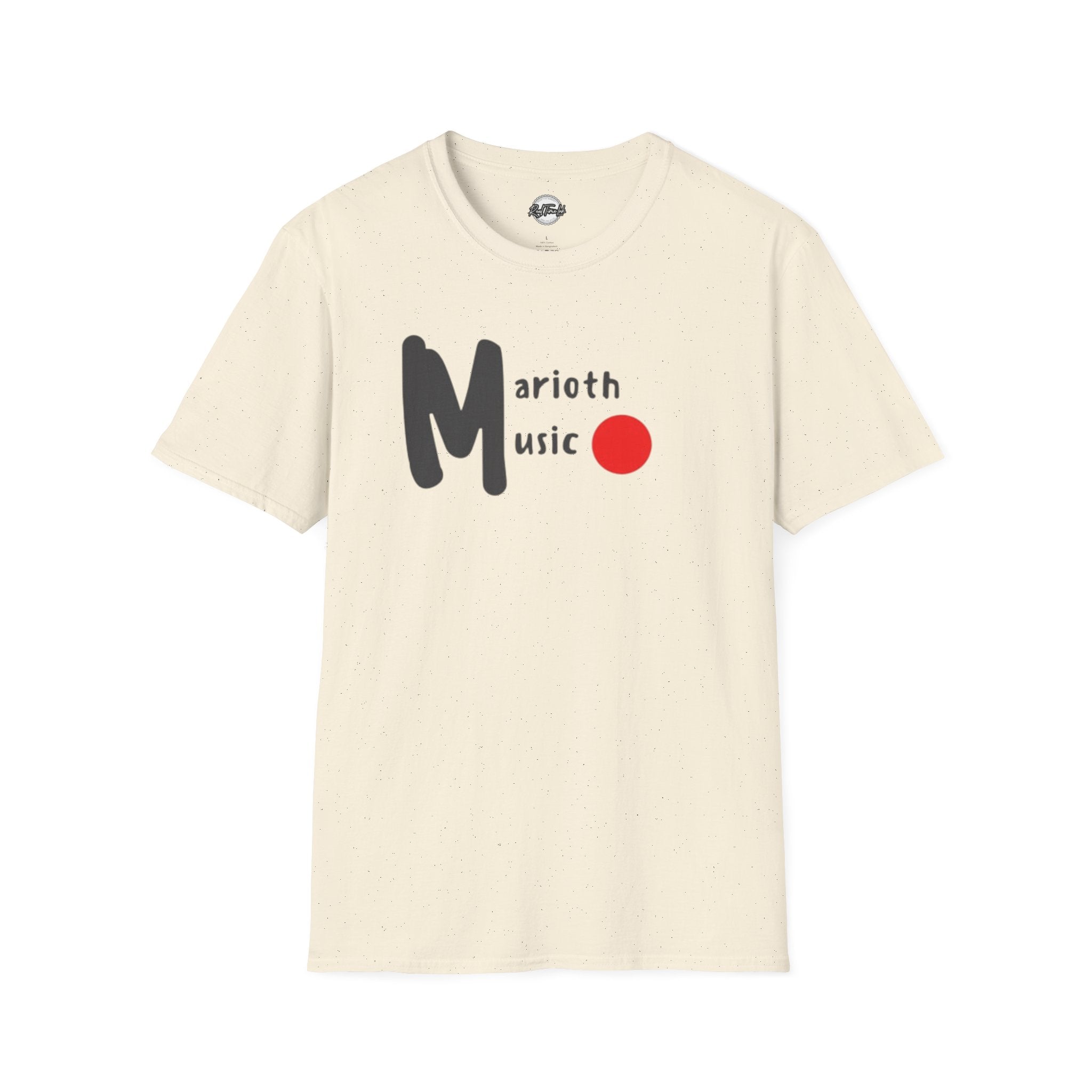 Marioth Music Logo Tee (Bold 'M' with Red Dot)