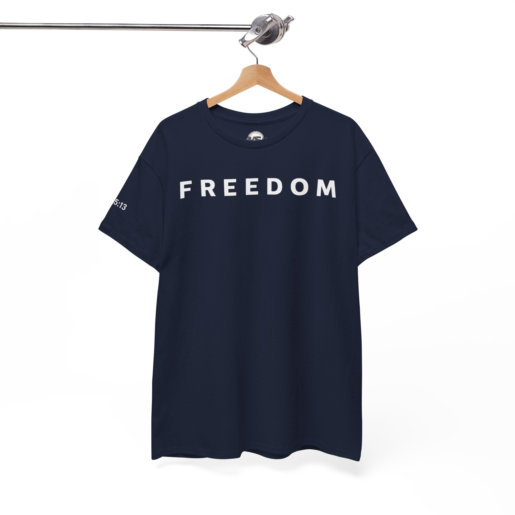 Copy of Freedom Gal 5:13 Unisex Heavy Cotton Tee, Casual Graphic T-Shirt, Comfortable Everyday Wear, Inspirational Gift, Freedom Clothing