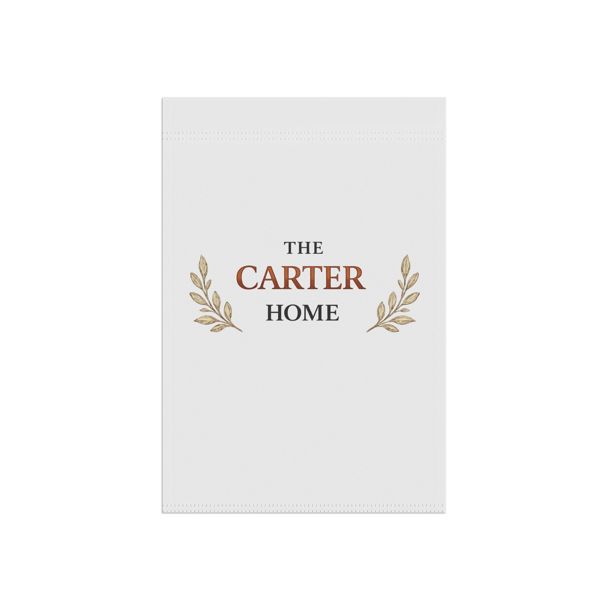 Personalized Garden Flag – “The Carter Home” Decorative House Banner