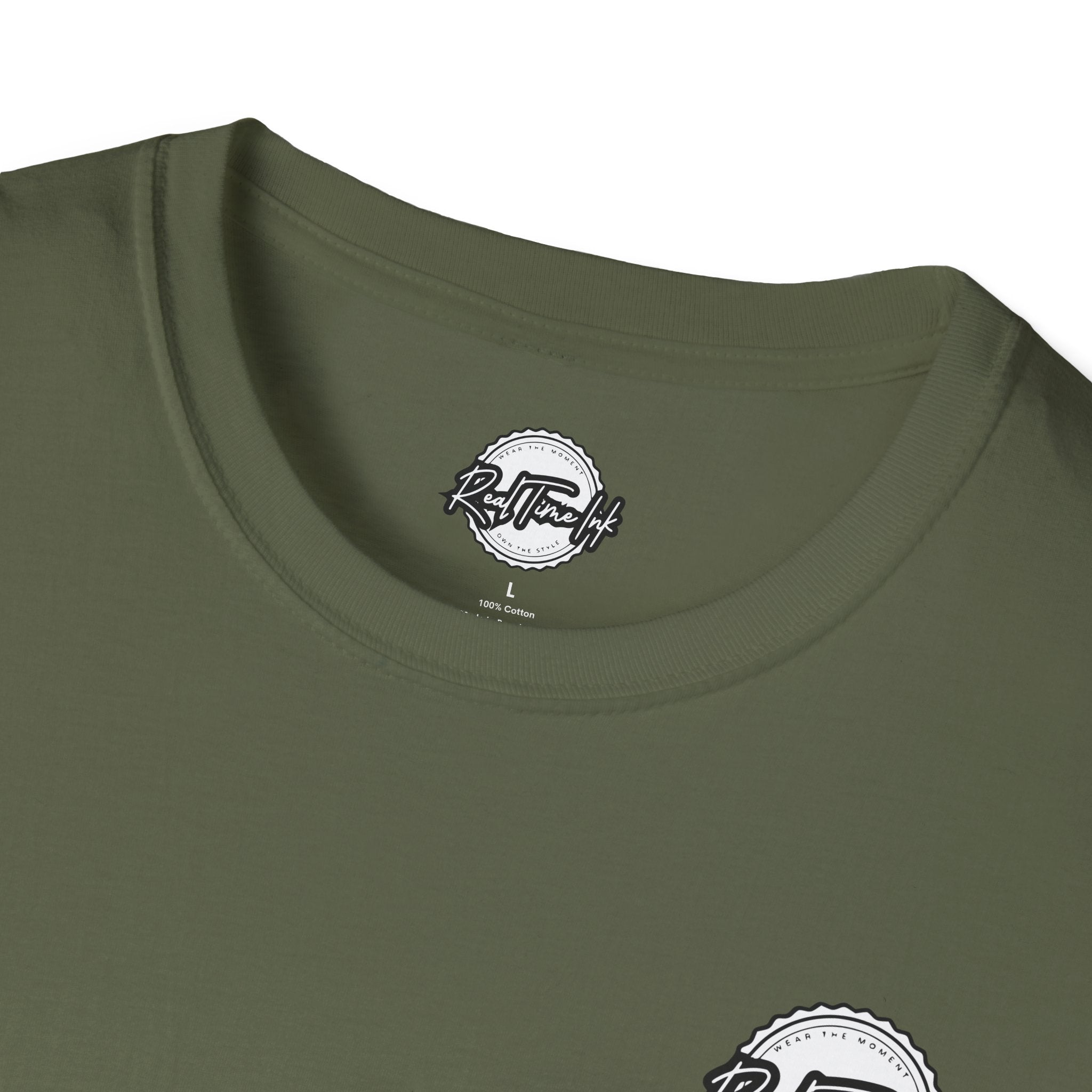 RealTimeInk Graphic T-Shirt — Modern Tech Logo Tee