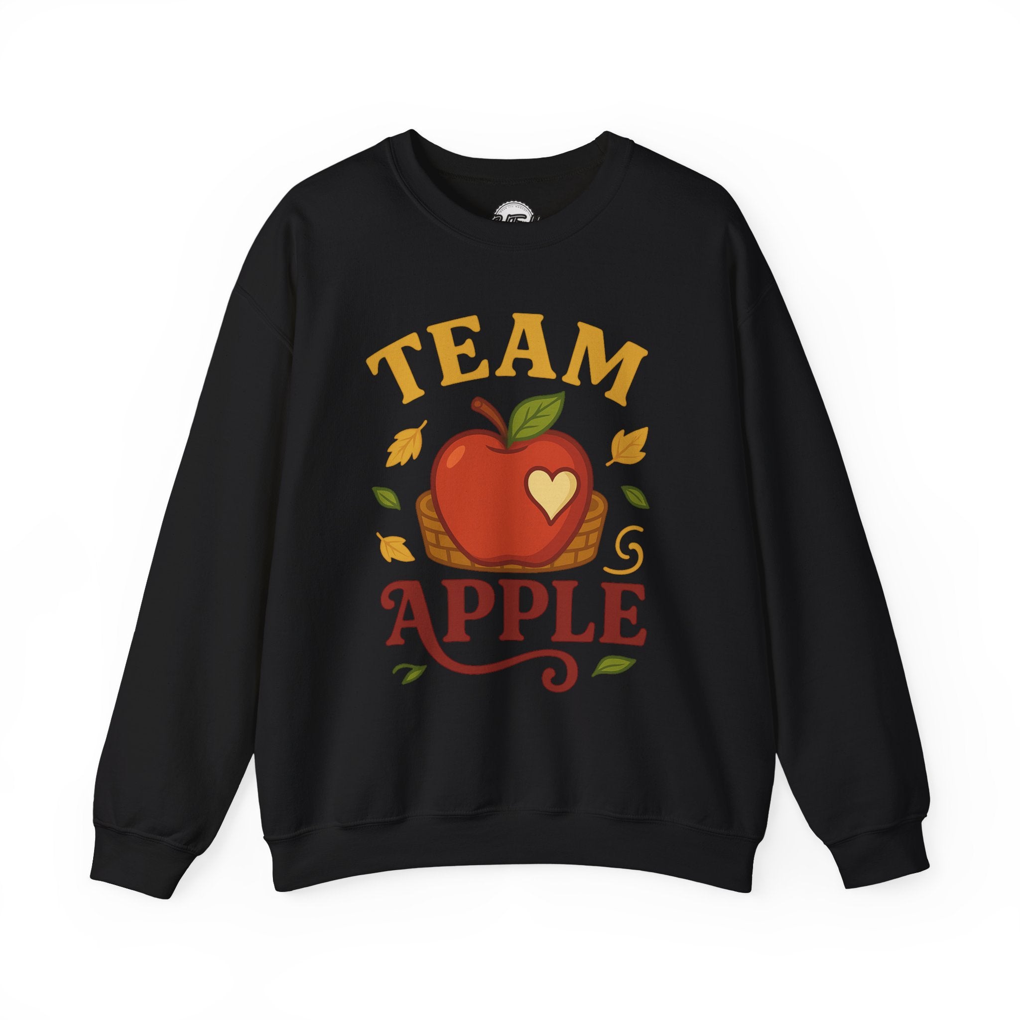 Team Apple Sweatshirt, Cozy Fall Fashion, Perfect for Apple Picking, Cute Gift for Teachers, Unisex Crewneck, Autumn Vibes, Fall Apparel