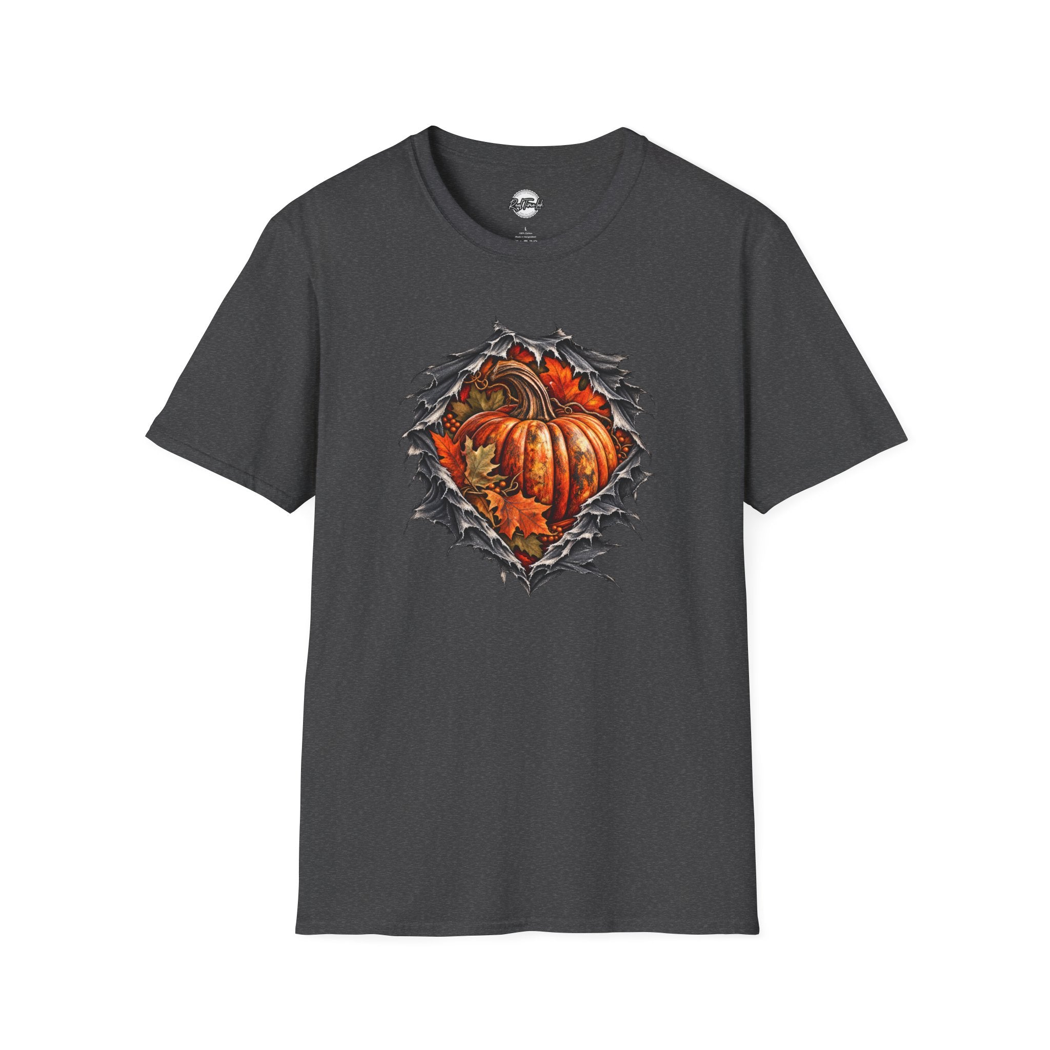 Rugged Harvest™ | Distressed Pumpkin Graphic Tee | Men's Fall Collection