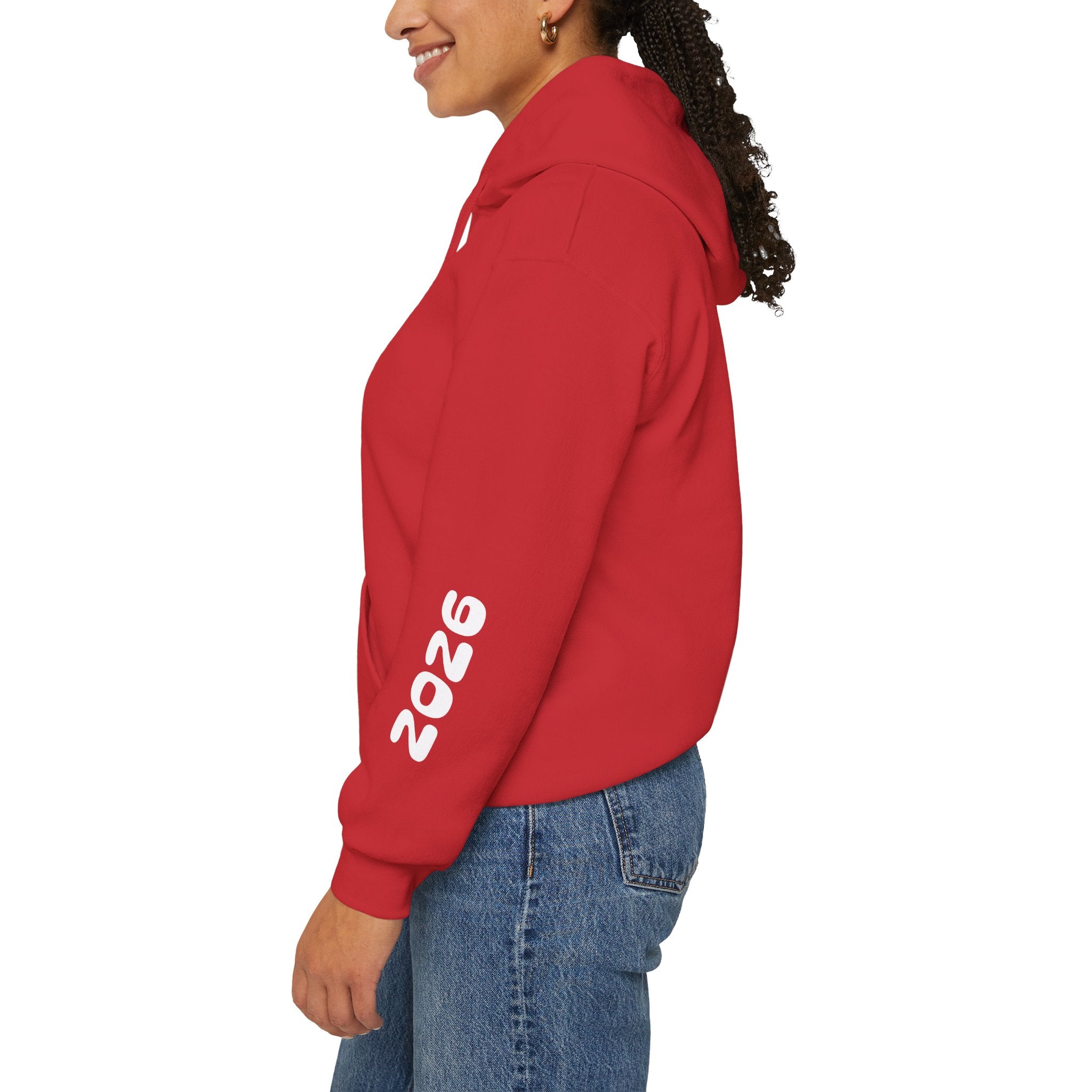 USA 250 Heart Flag Hoodie — 1776 & 2026 Patriotic Anniversary Sweatshirt