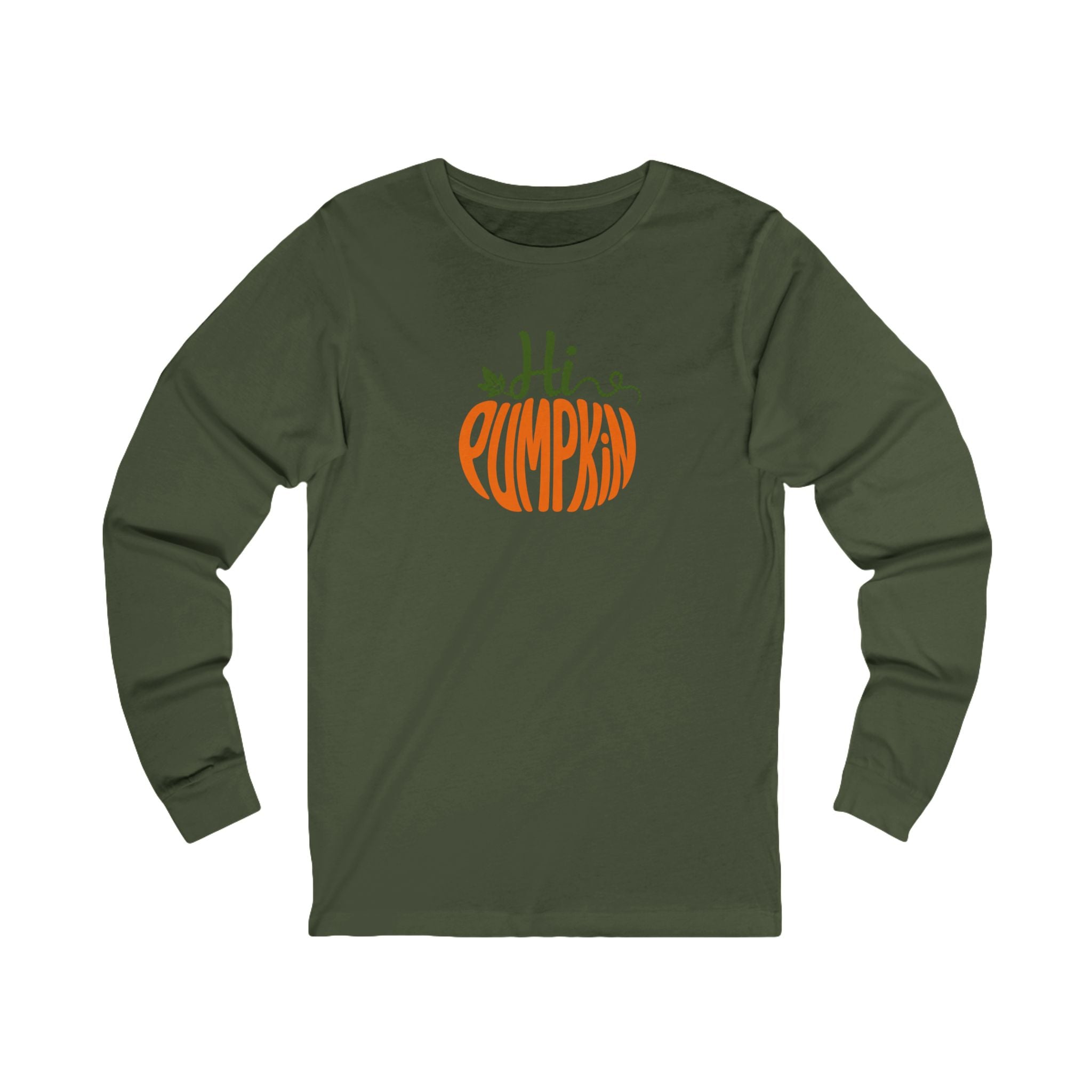 Hi Pumpkin Unisex Jersey Long Sleeve Tee